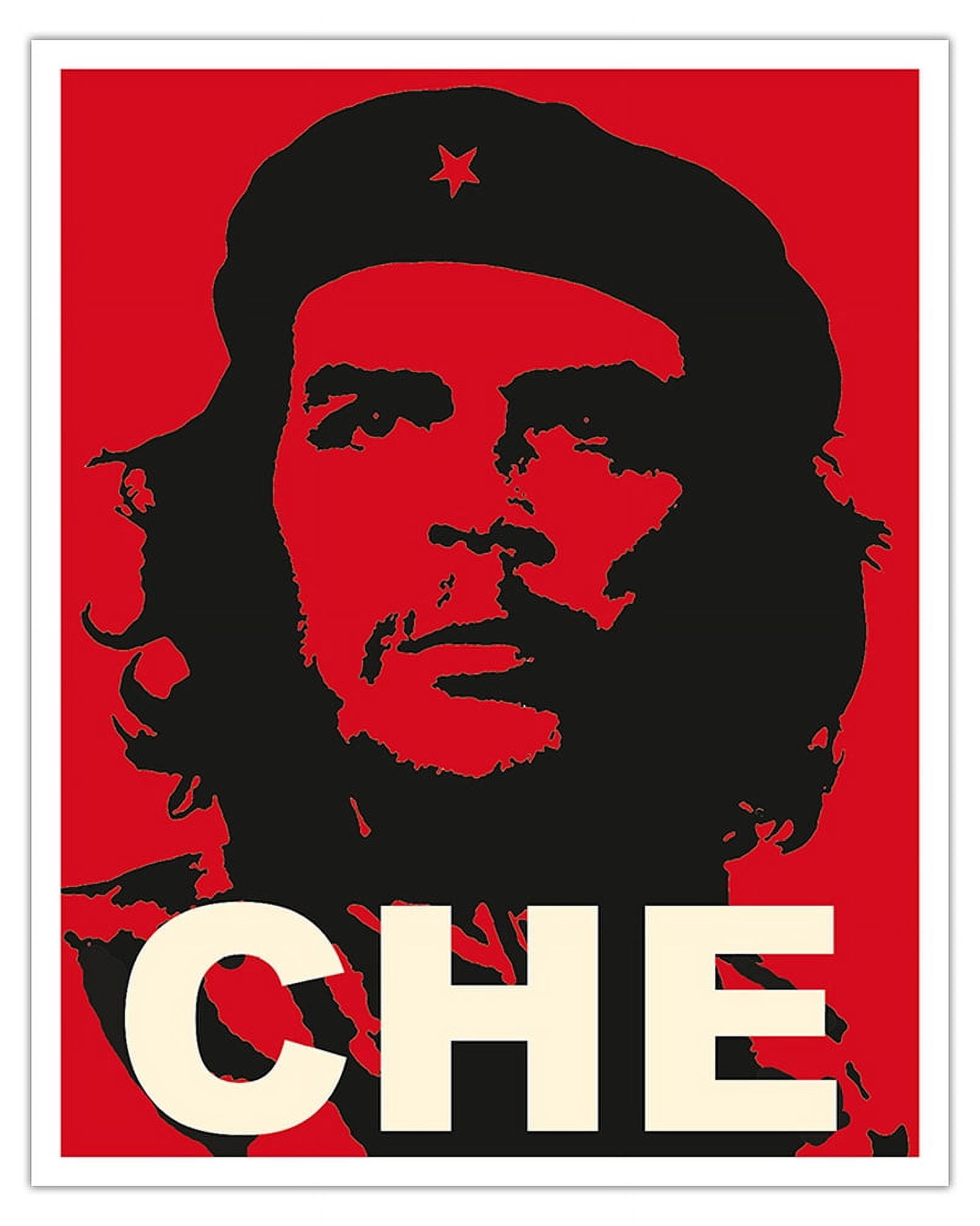 Che Guevara Revolutionary Political Poster c.1968 Fine Art 290gsm Paper (Unframed) 12x16in