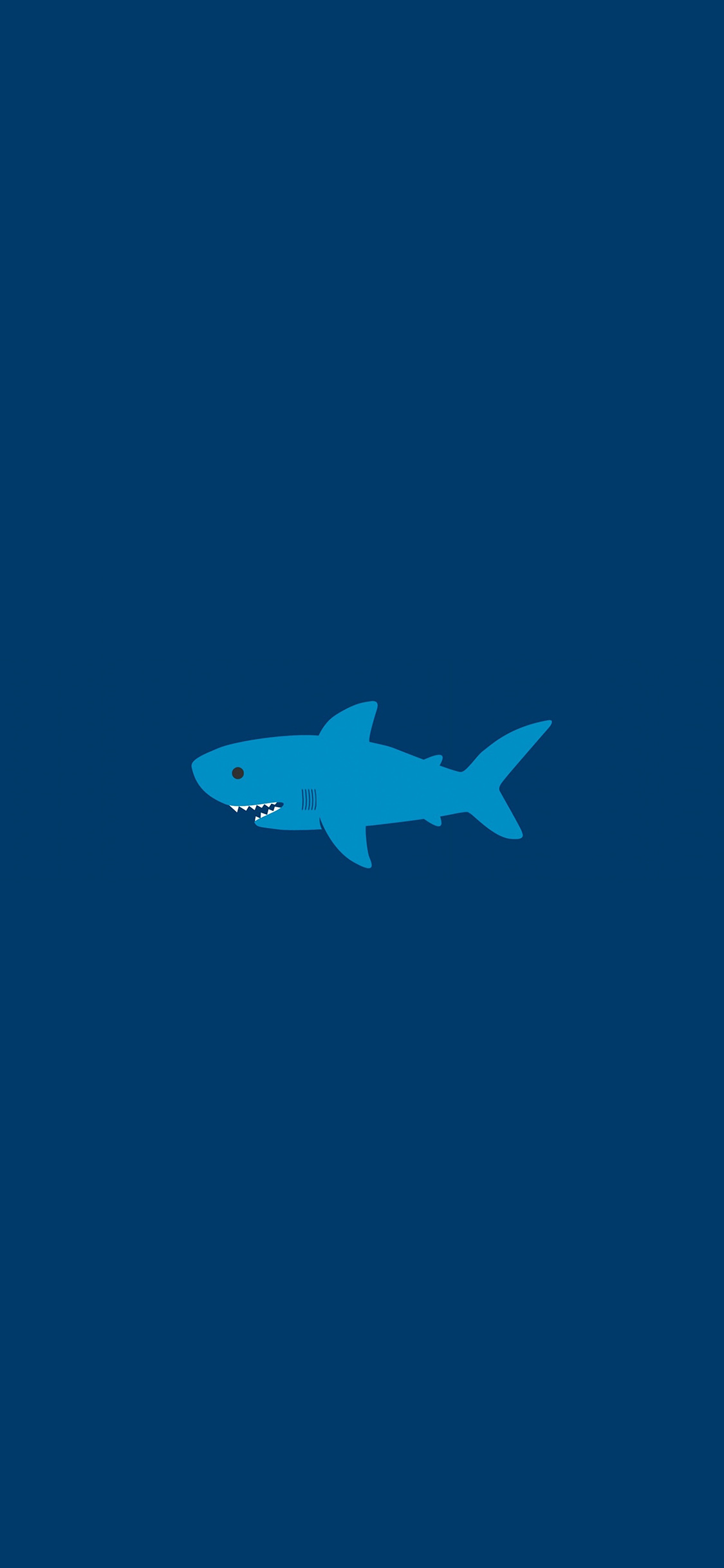 iPhoneXpapers small cute shark minimal
