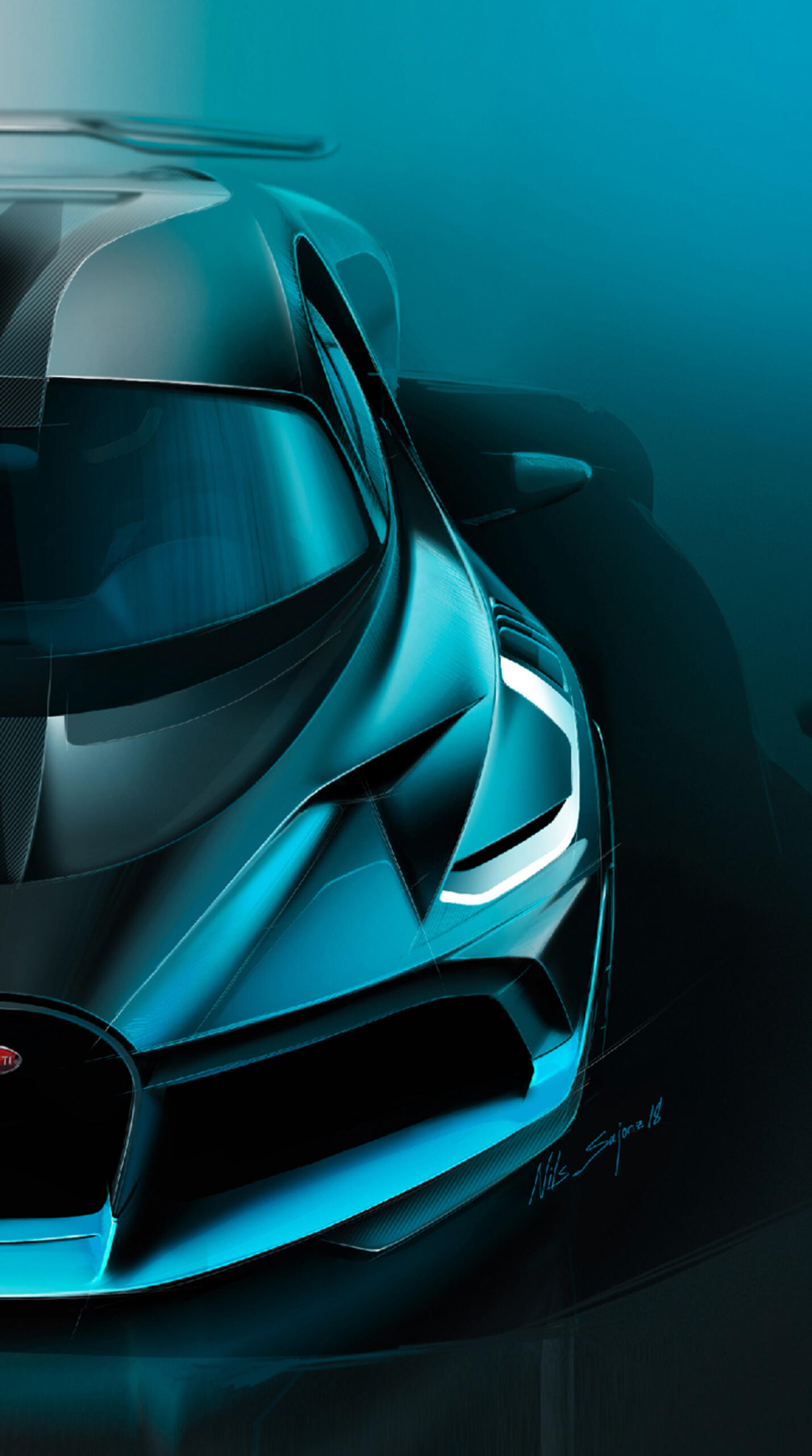 Bugatti Divo front view · 1440x2560 QHD free photo from vozuru and wallpaper
