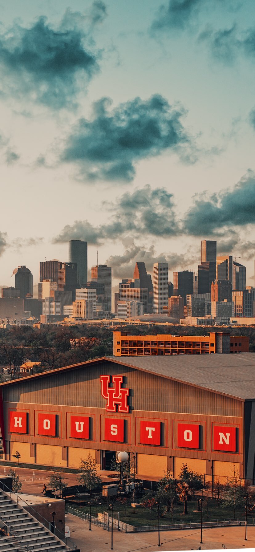 Houston Texas United States USA City Skyline Architecture Clouds