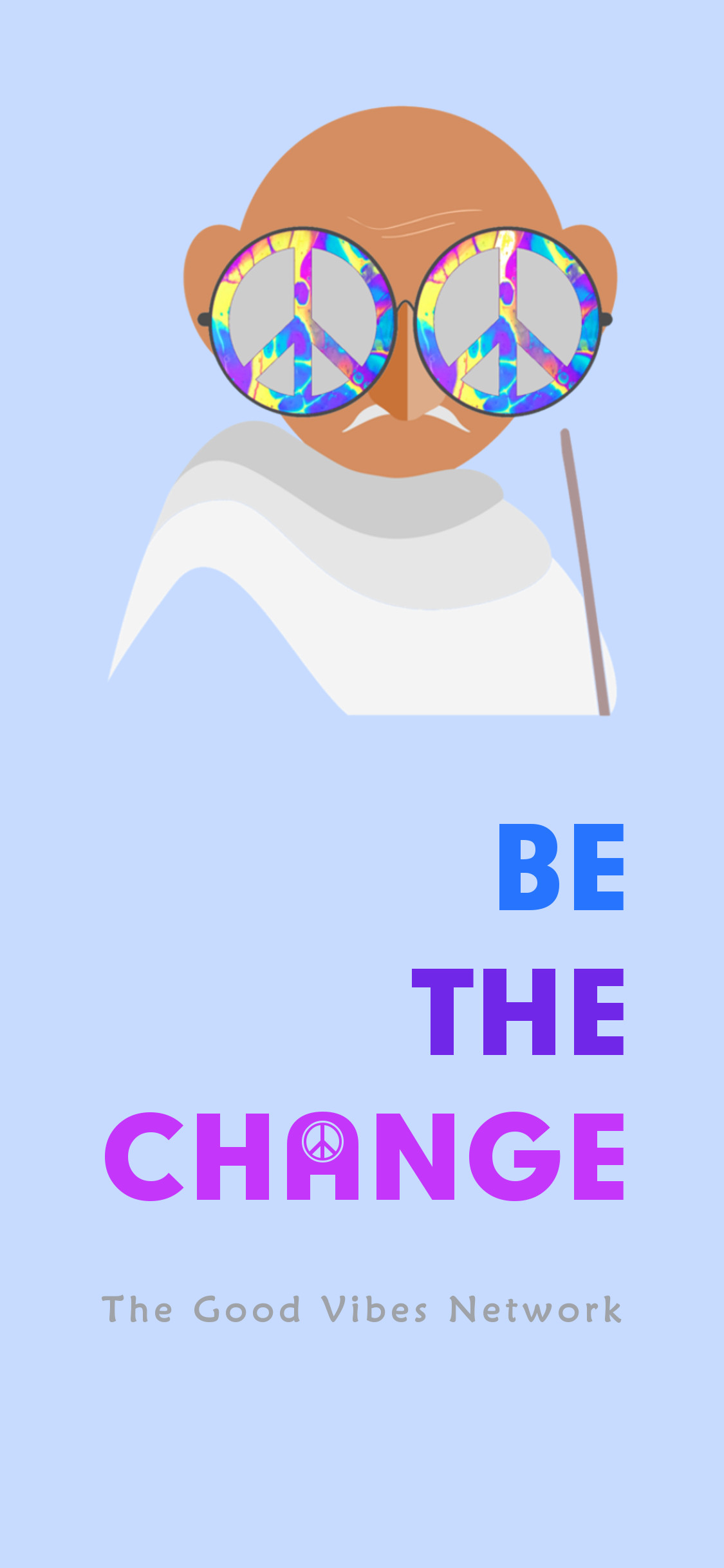 Phone Wallpaper Gandhi Light Iphone X 1125x2436