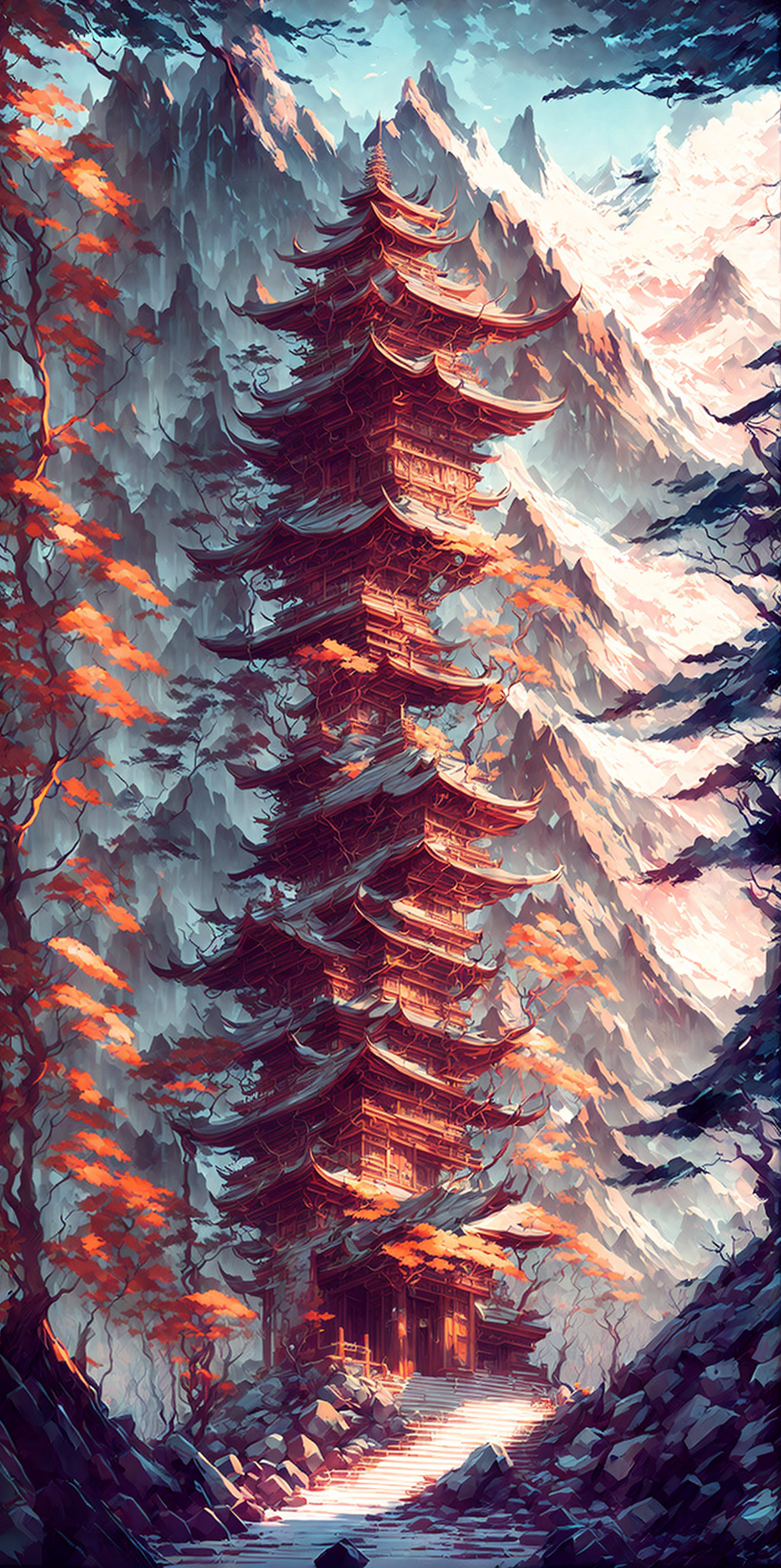 Temple phone wallpaper