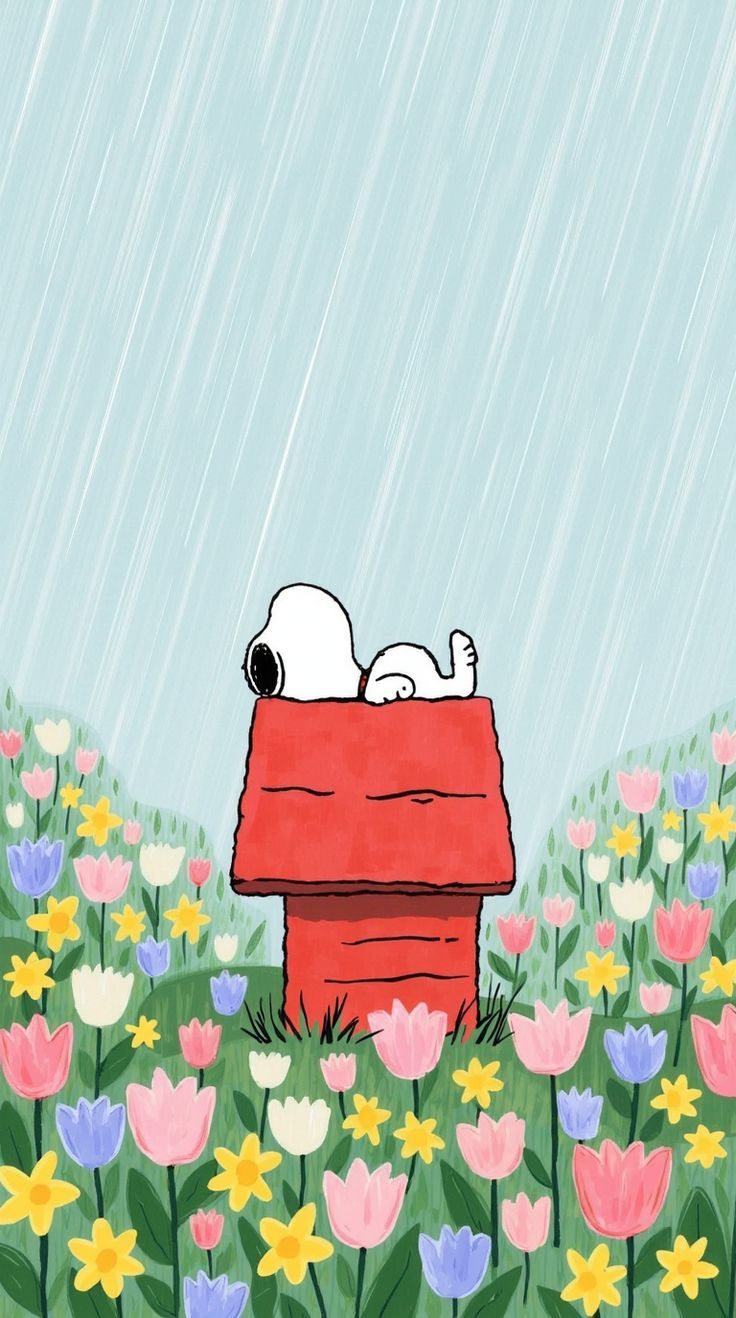 Spring Snoopy Wallpaper