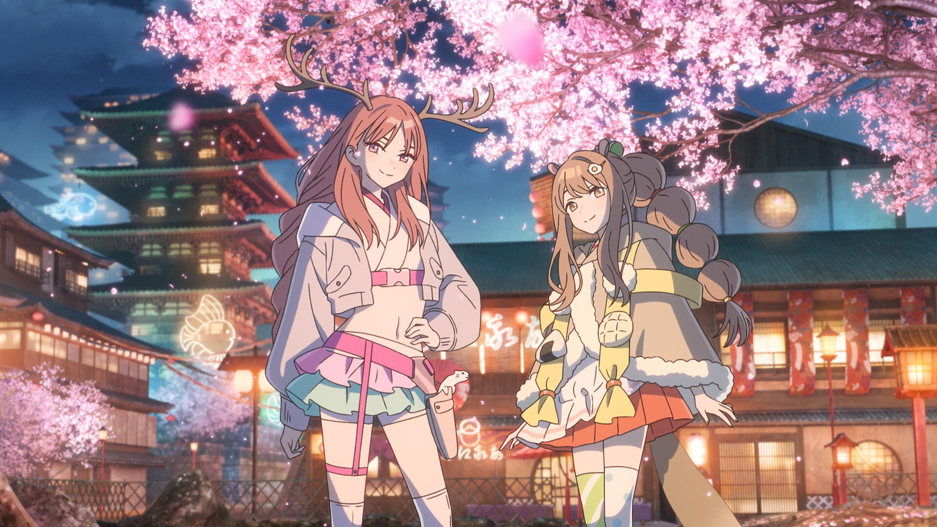 Cosmic Princess Kaguya: Sakura Night HD Wallpaper