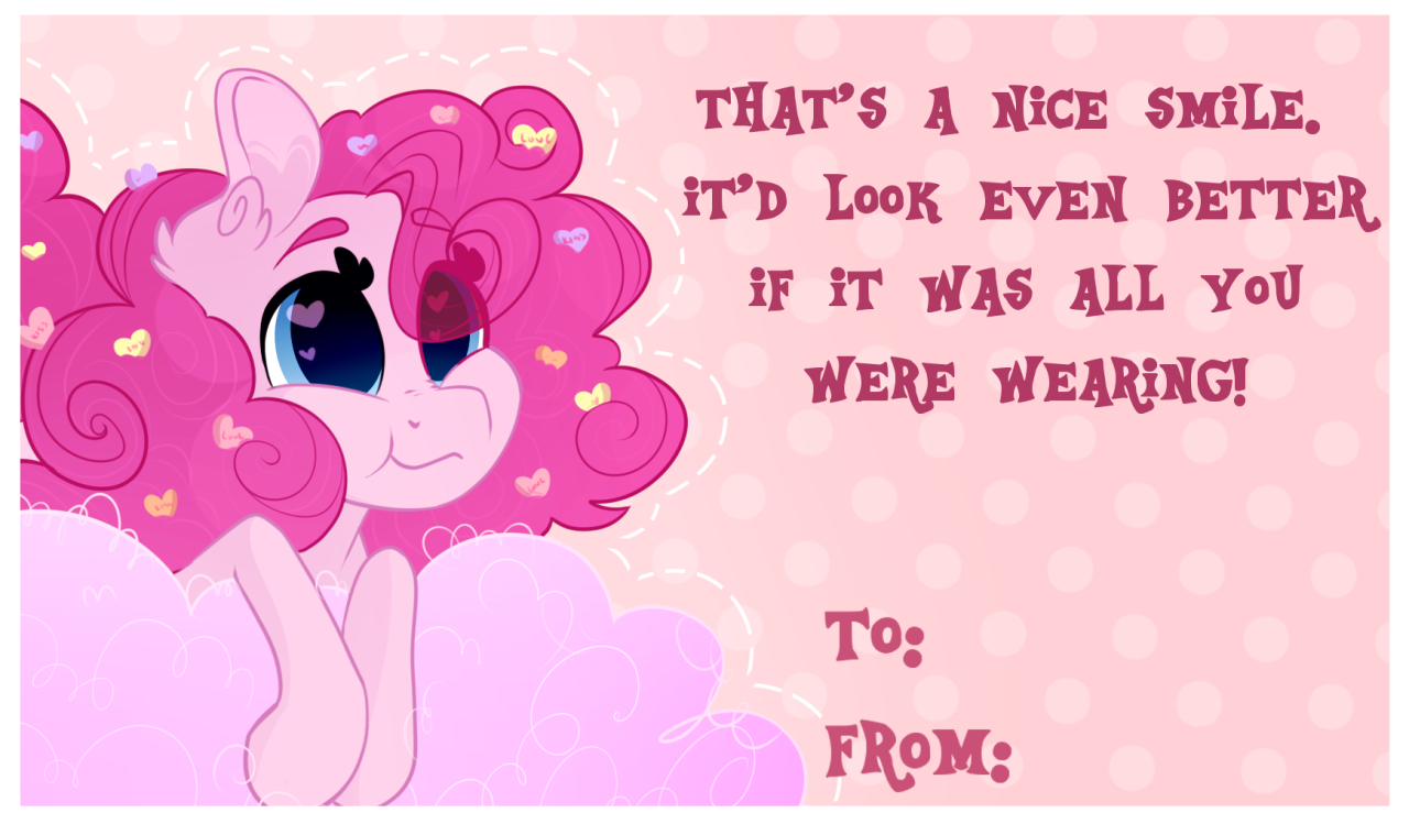 my little pony valentines day cards
