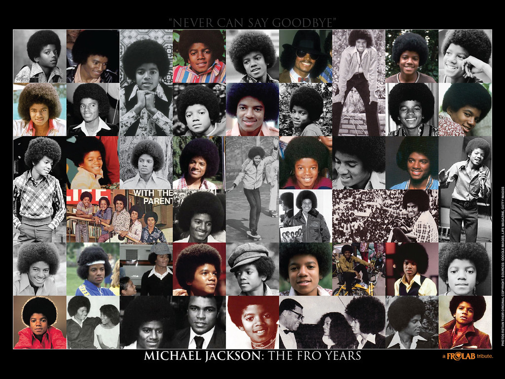 Michael Jackson Fro Years desktop wallpaper