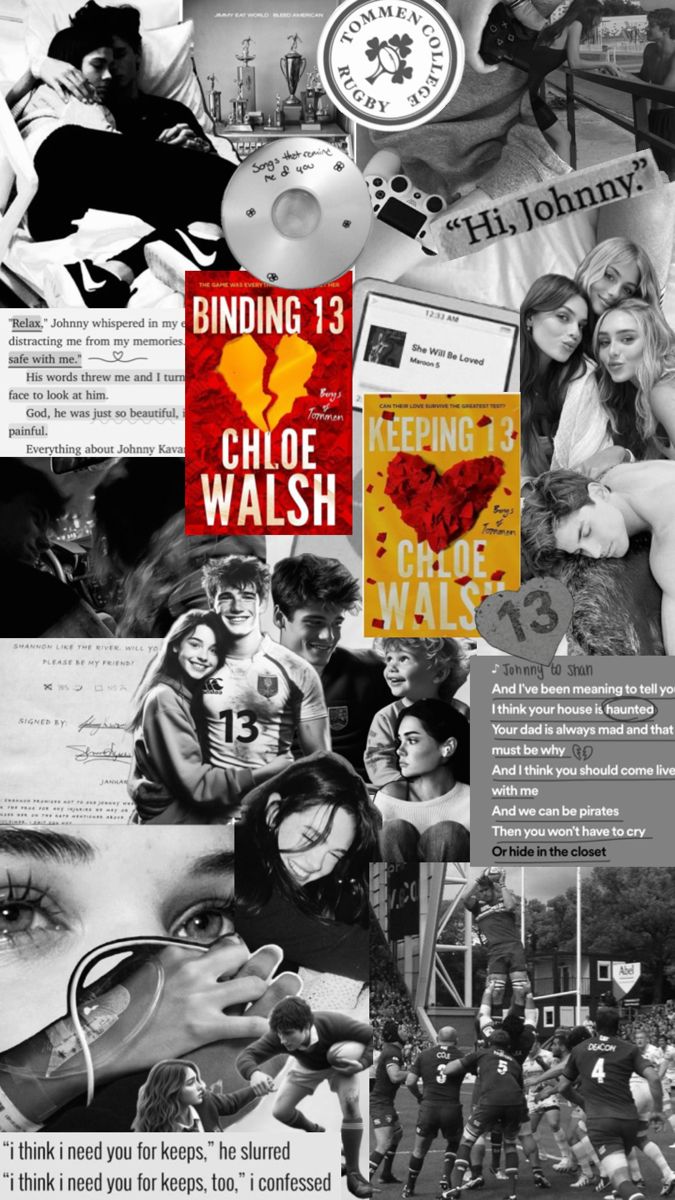 Binding 13 & Keeping 13 by Chloe Walsh. Books for boys, Book wallpaper, Romantic books
