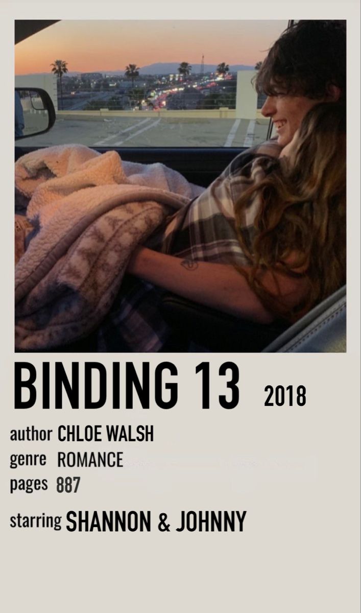 binding 13 polaroid book poster