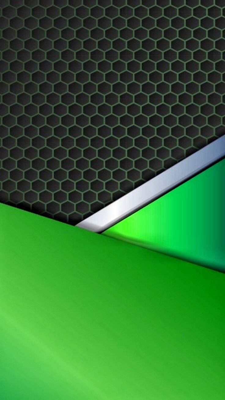 Abstract Green and Black Wallpaper