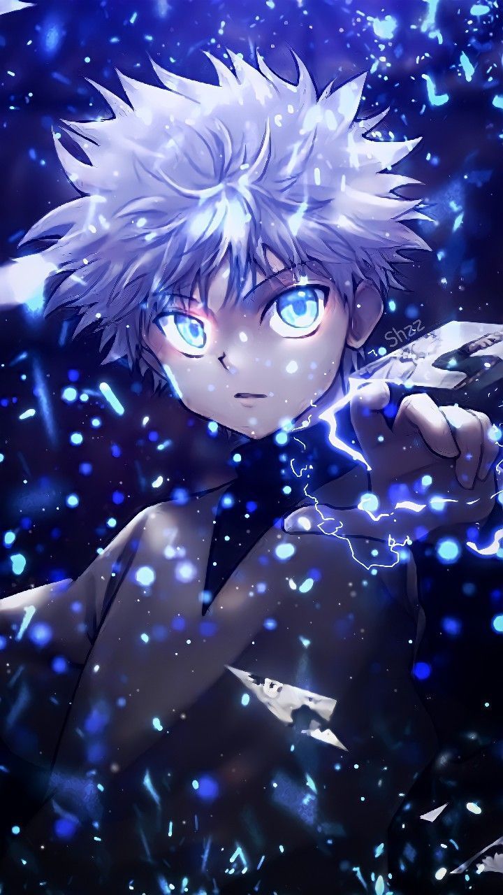 Killua Zoldyck Wallpaper • ´. Animasi. Cool anime picture, Anime, Dark blue wallpaper. Hunter x hunter, Anime, Killua