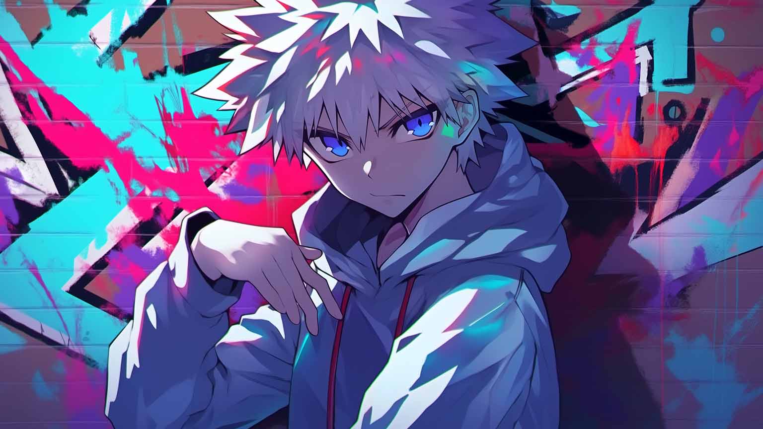 Killua Blue Eyes Desktop Wallpaper x Hunter Wallpaper