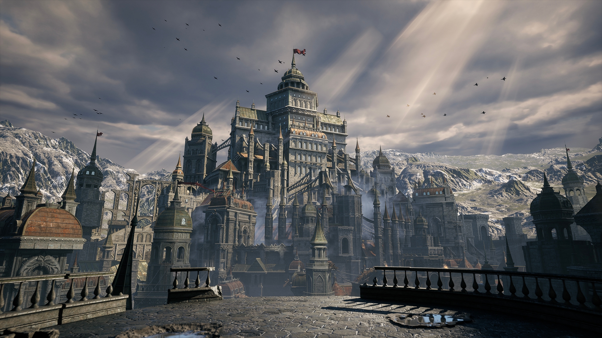 Black Fantasy Castle Environment