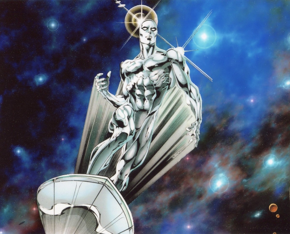 SILVER SURFER MARVEL COMIC SUPER HERO 8X10 ANIMATED PHOTO (FF 3)