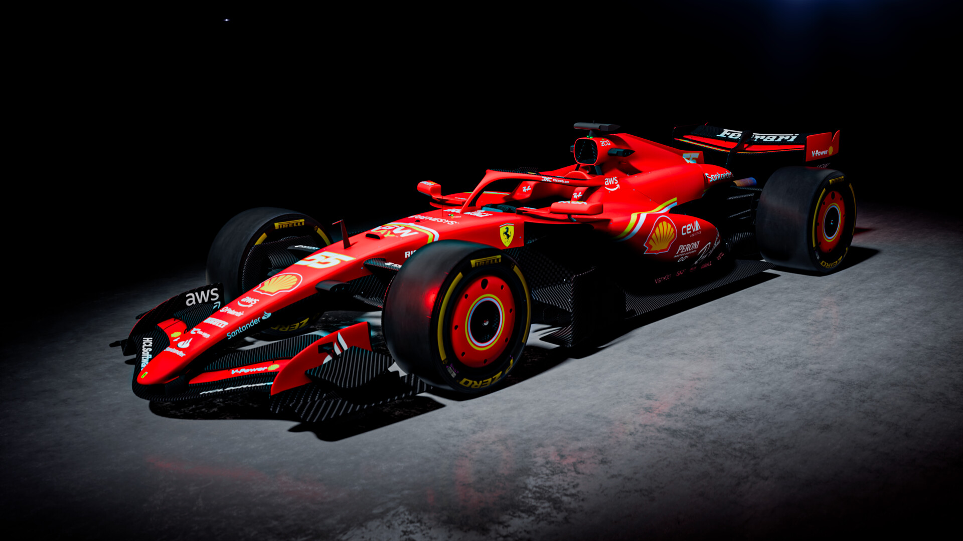 F1 2026 Concept With Ferrari SF 24 Livery