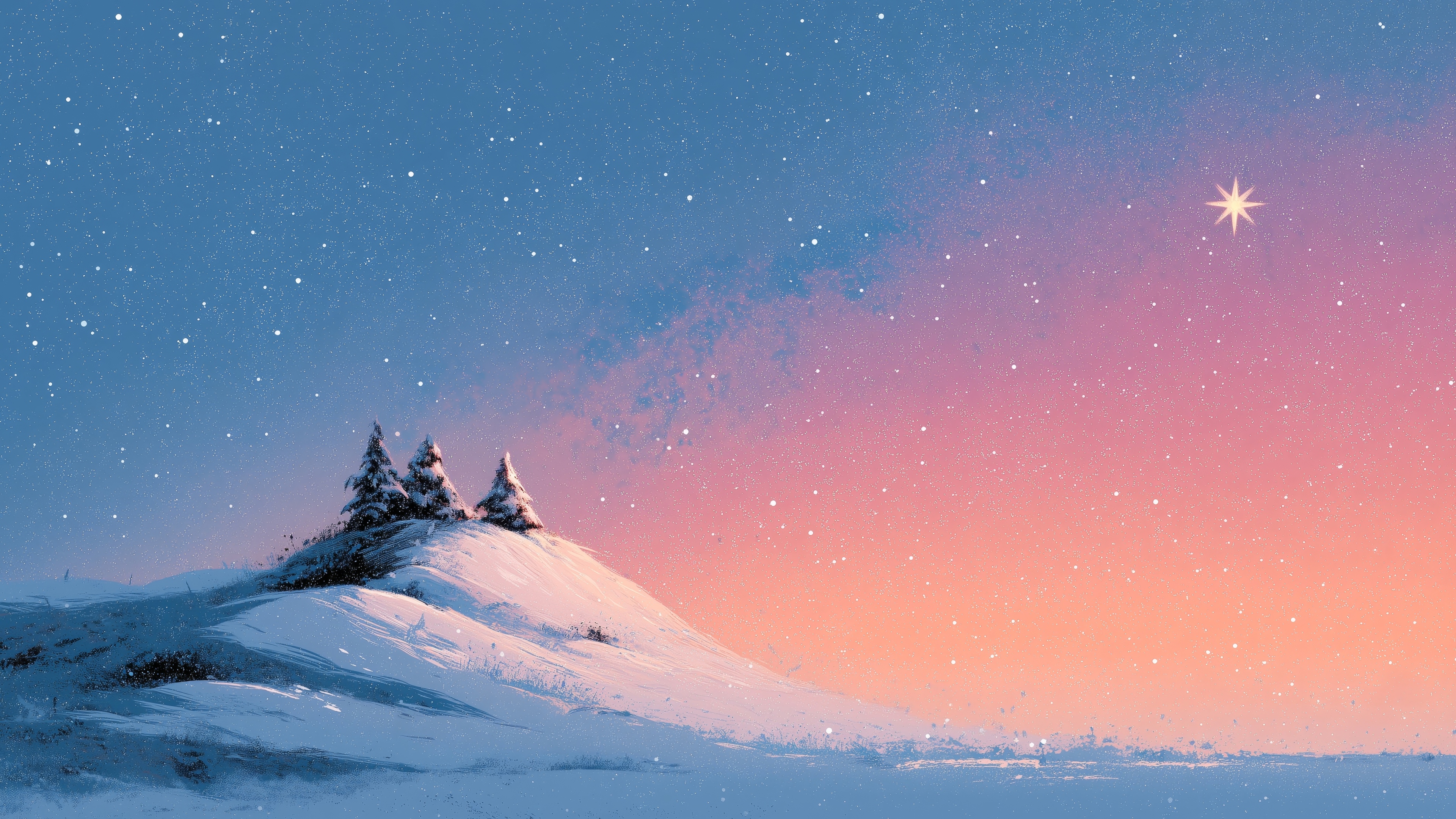4k Night Winter Wallpapers - Wallpaper Cave