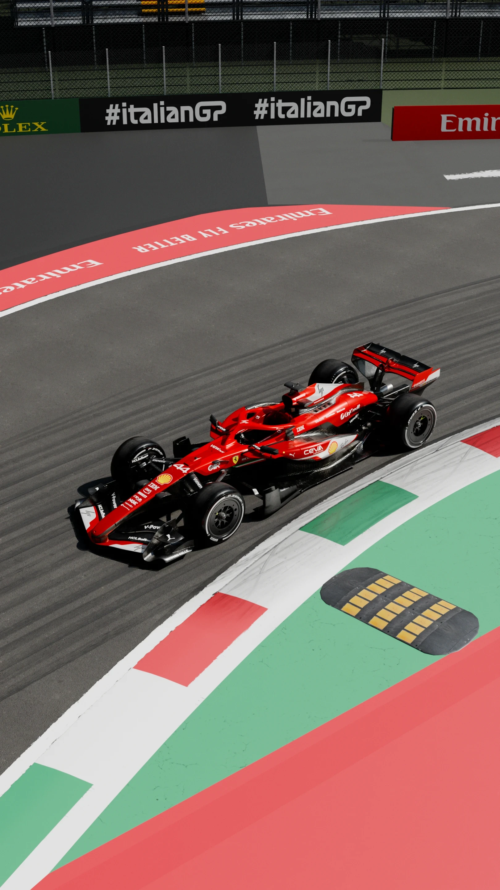 Ferrari F1 car 2026 track renders