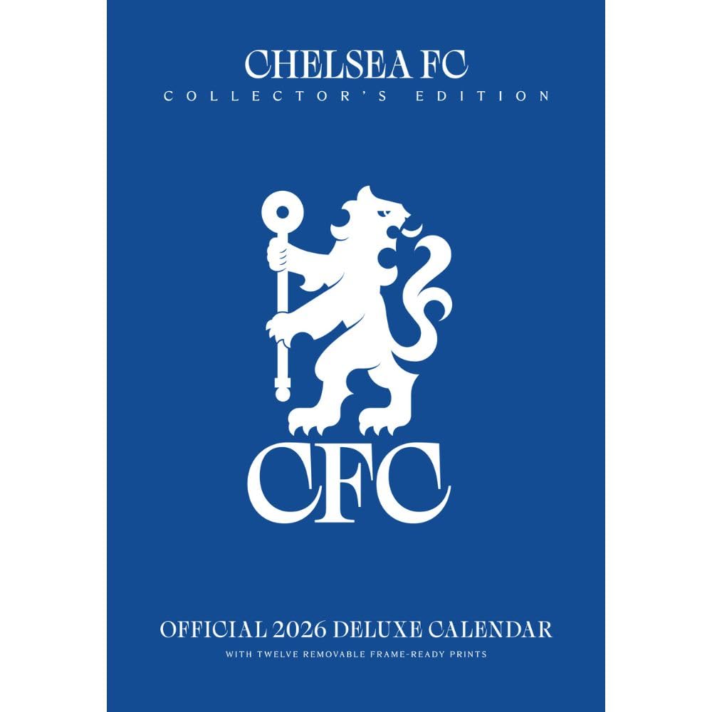 2026 Chelsea FC Deluxe Wall Calendar