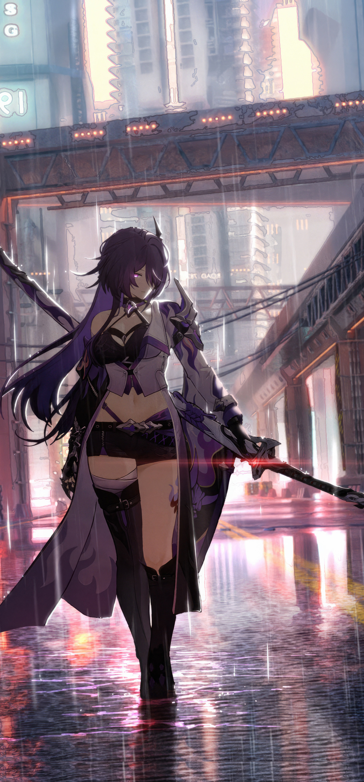 Acheron Honkai Star Rail iPhone XS MAX , HD 4k Wallpaper, Image, Background, Photos and Picture