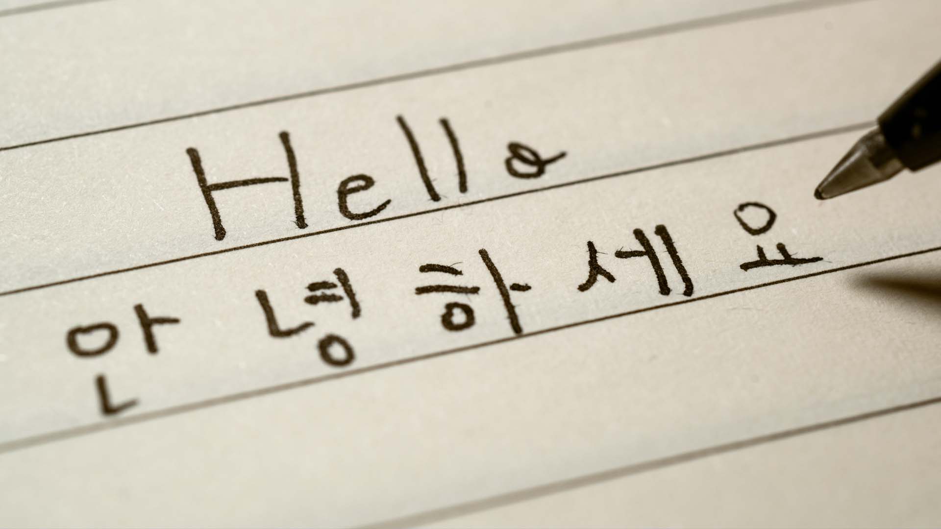 Korean Writing Wallpaper, HD Background on WallpaperBat