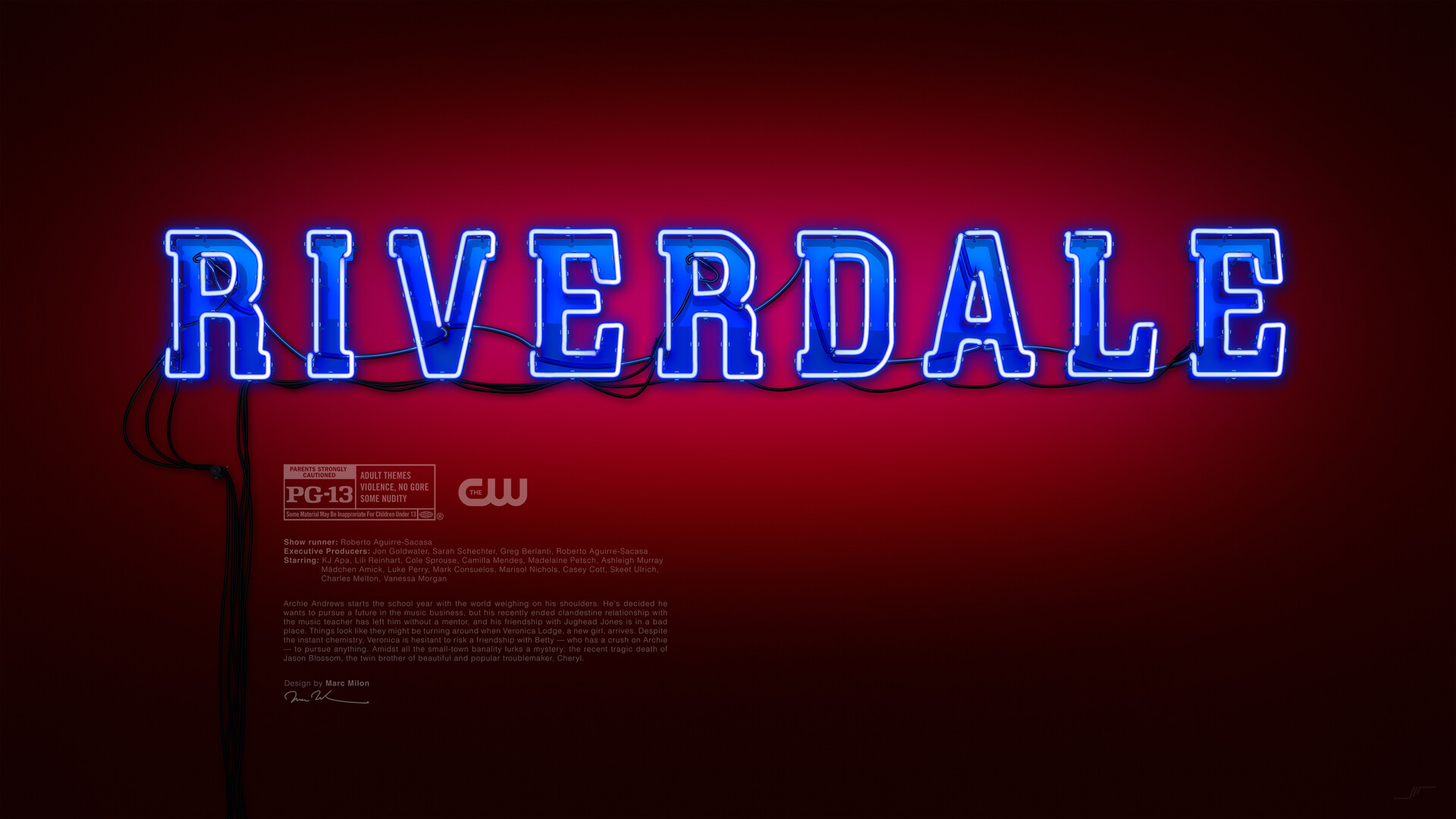 Marc Milon Neon Movie Poster + Wallpaper Set, 4K, 8K