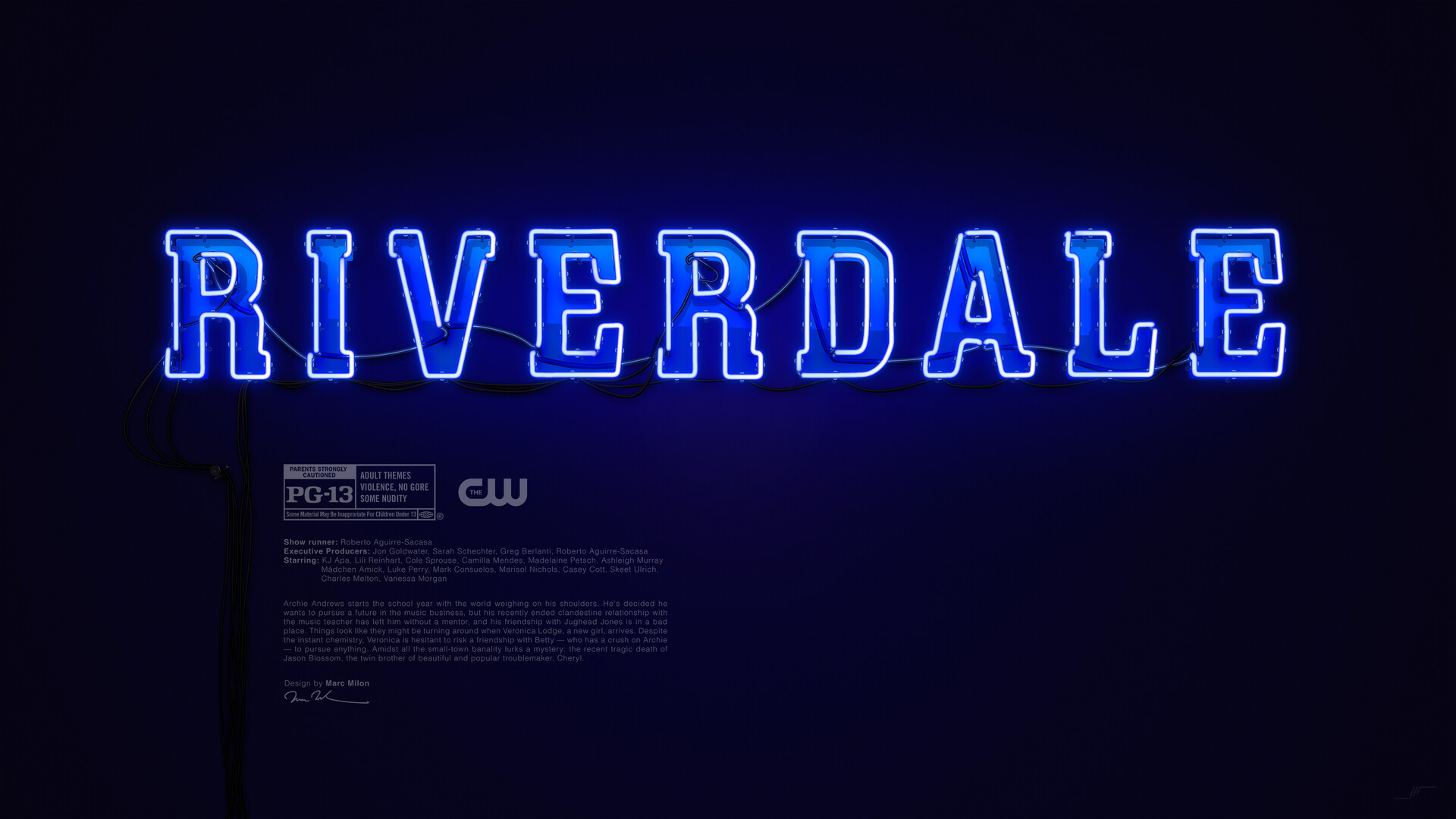Marc Milon Neon Movie Poster + Wallpaper Set, 4K, 8K