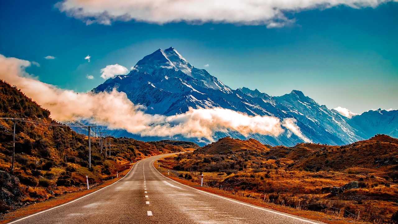 New Zealand Landscape Mountains