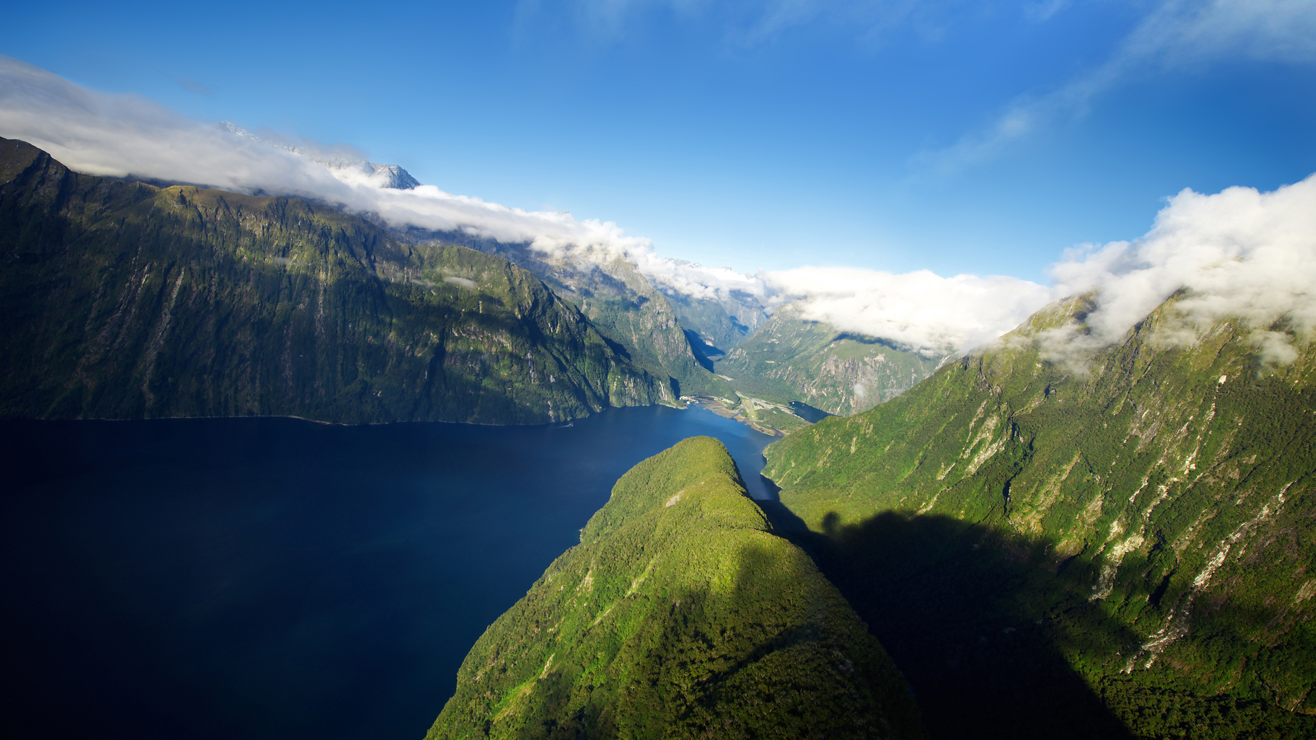 New Zealand Fjord Mountain HD Nature Wallpaper