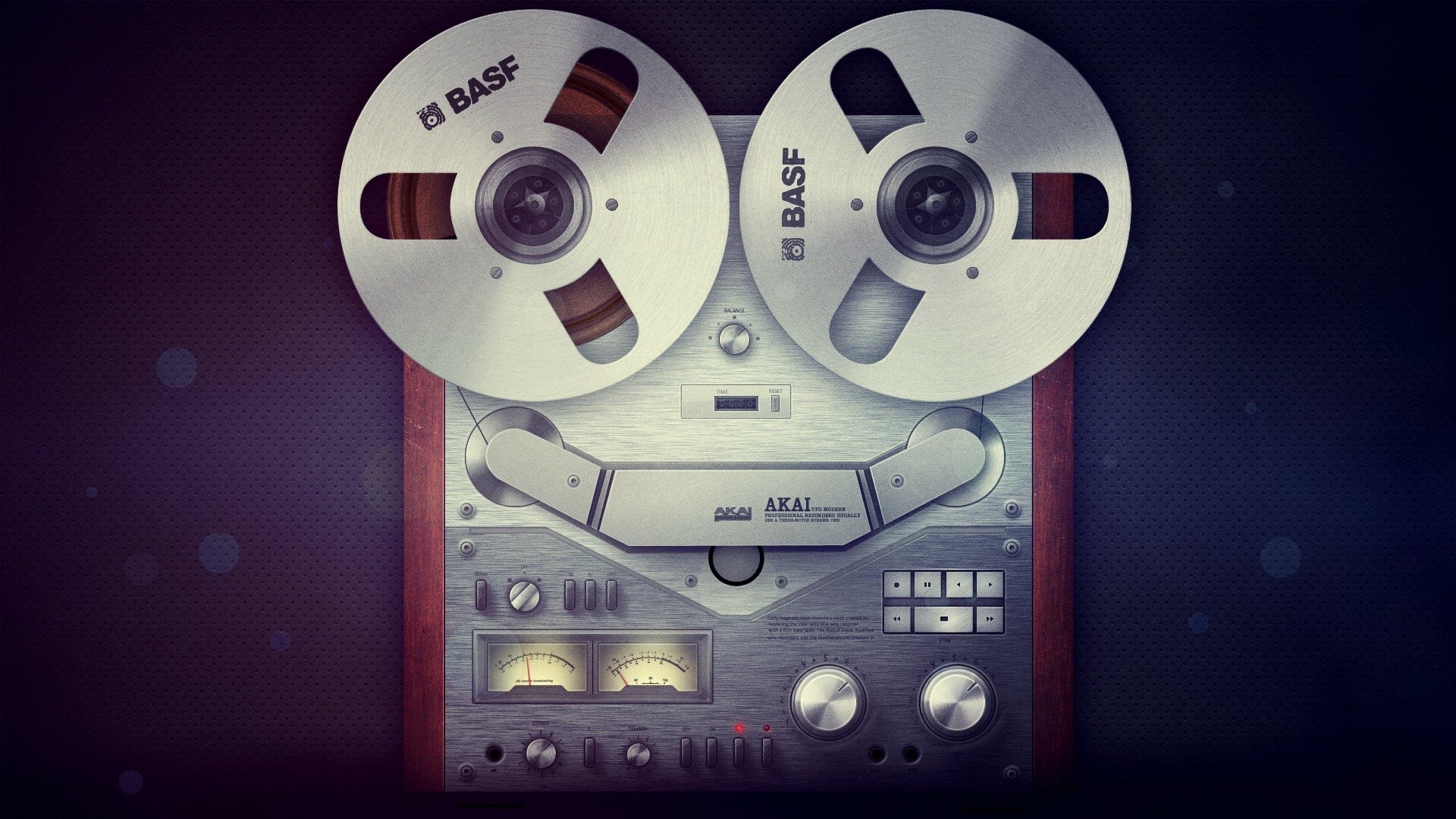 Download Audio Retro Music Tape Reel To Reel HD Wallpaper