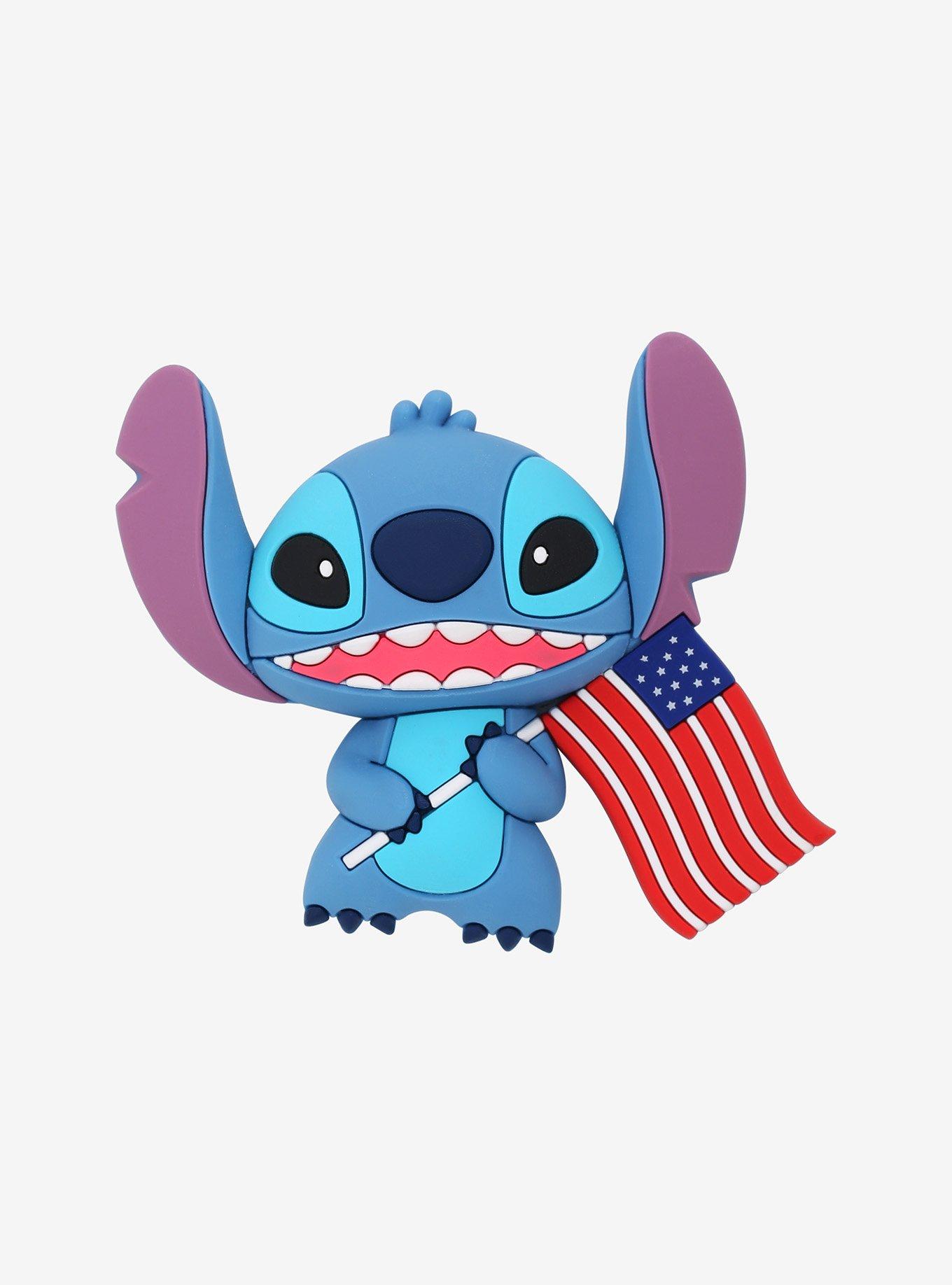 Disney Lilo & Stitch American Flag Magnet
