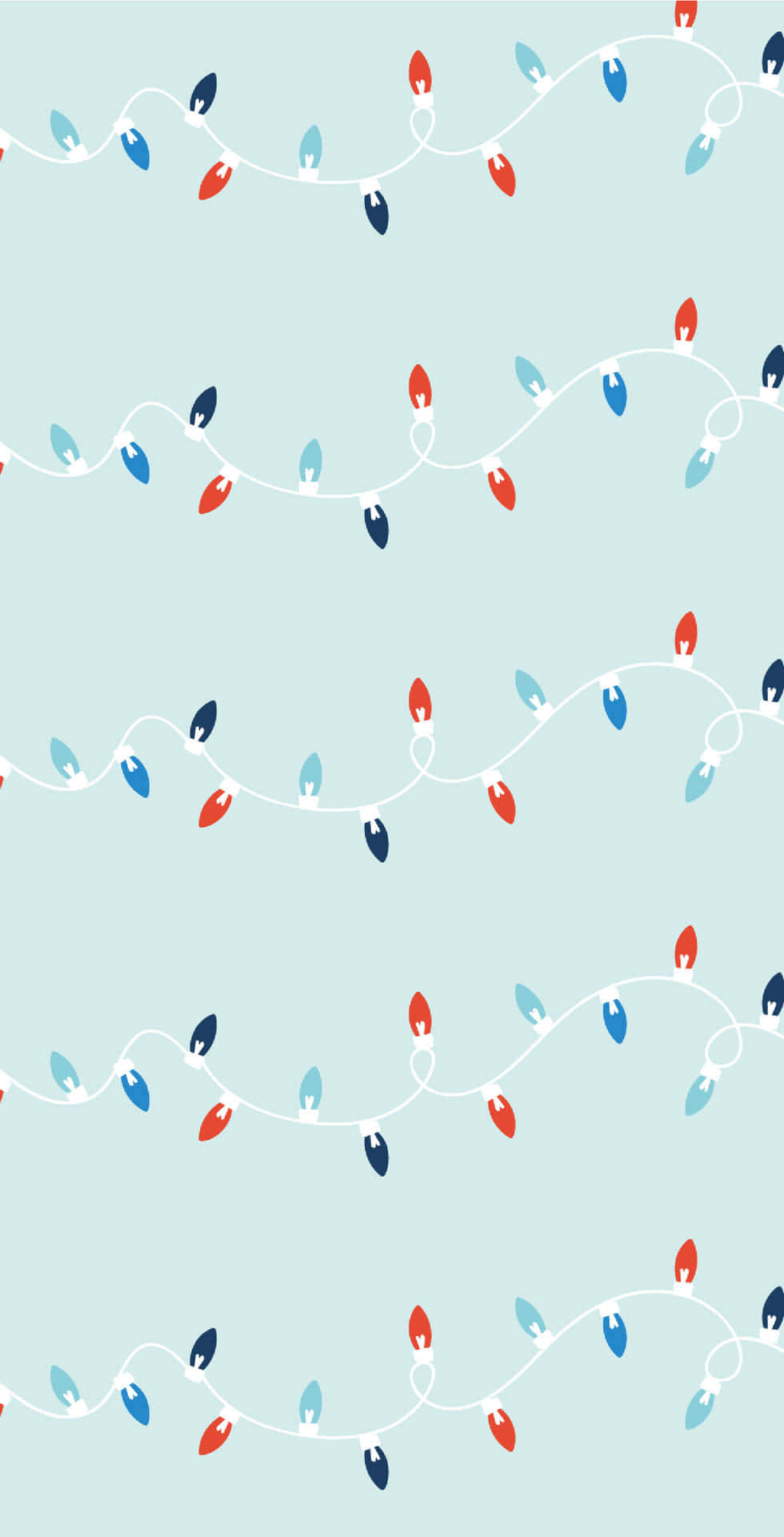 Download Rows Of Simple Aesthetic Cute Christmas Lights Wallpaper