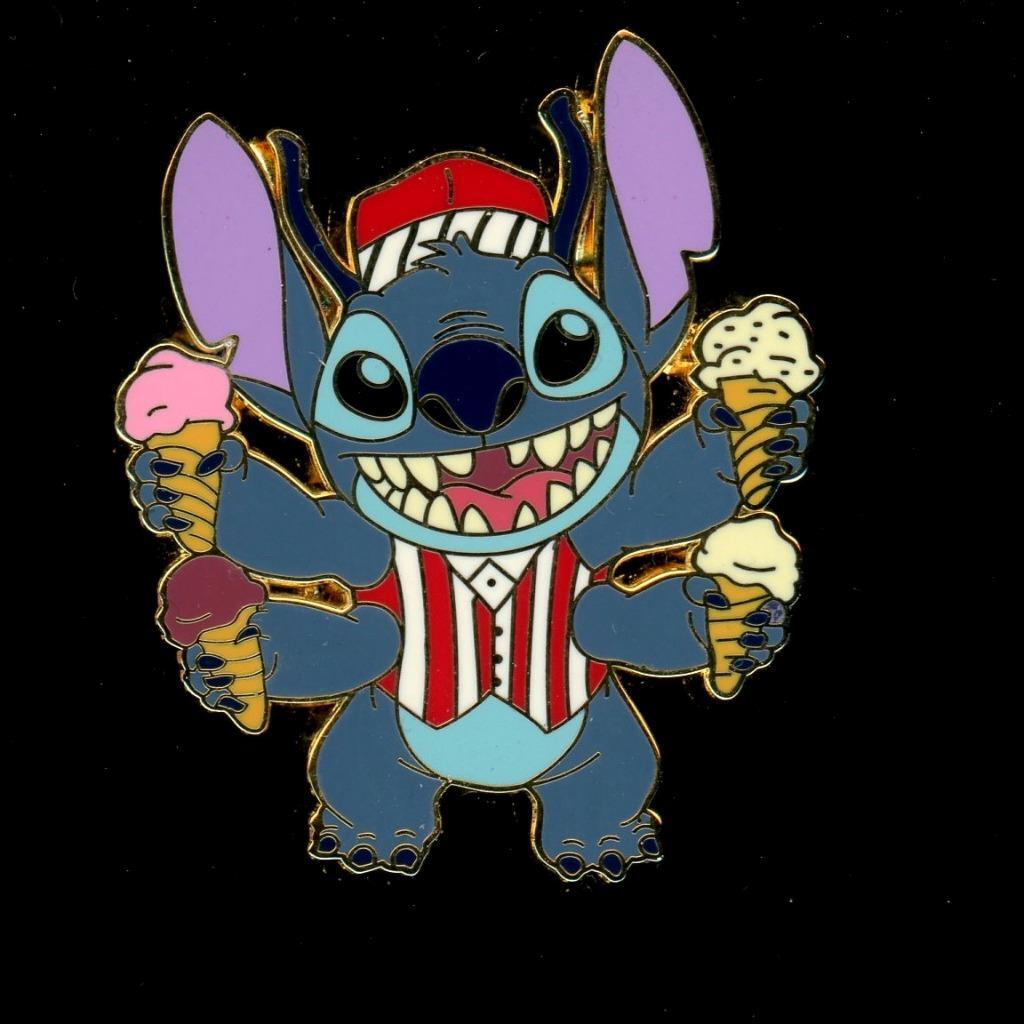 DSSH DSF Pin Trader Delight PTD Stitch Ice Cream Soda Jerk LE 300 Disney Pin