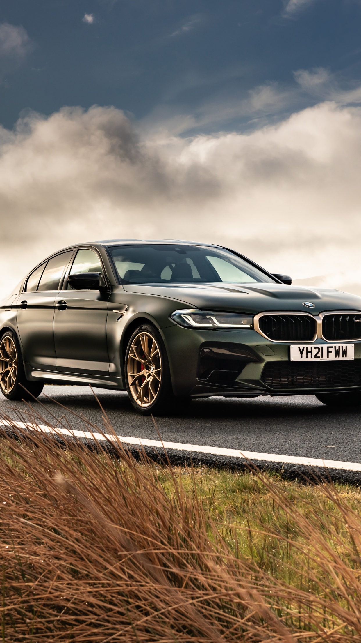 BMW M5 CS Wallpaper 4K, High Performance Sedan, 2021, 5K