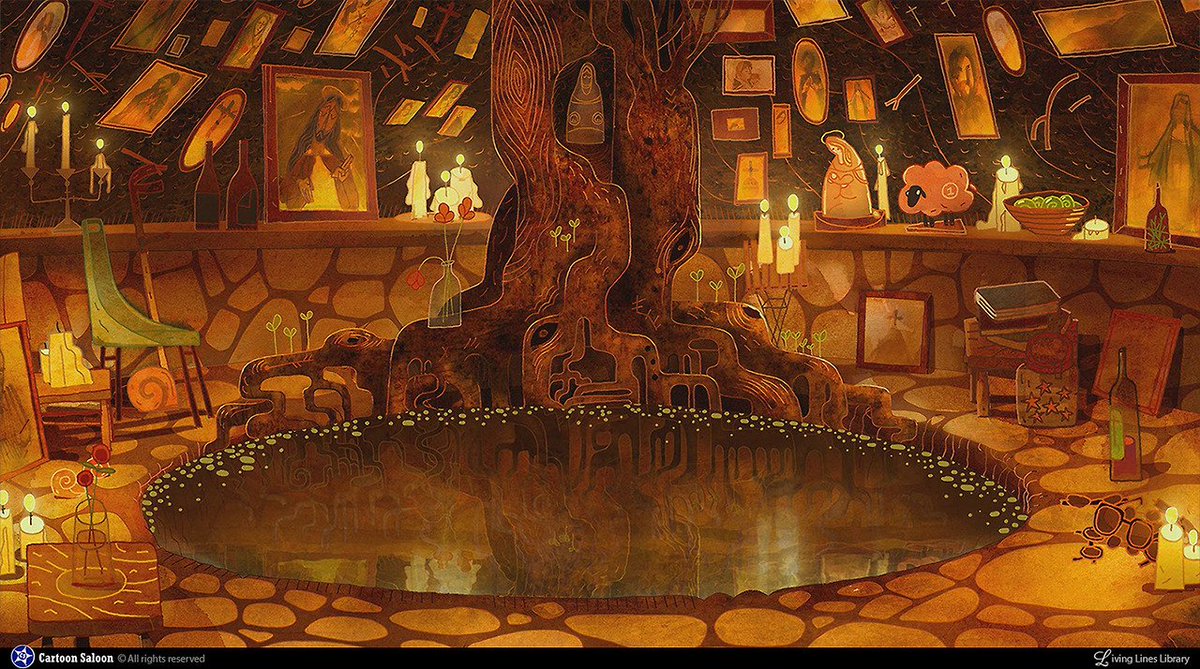 Background from Song of the Sea (2014, Cartoon Saloon)