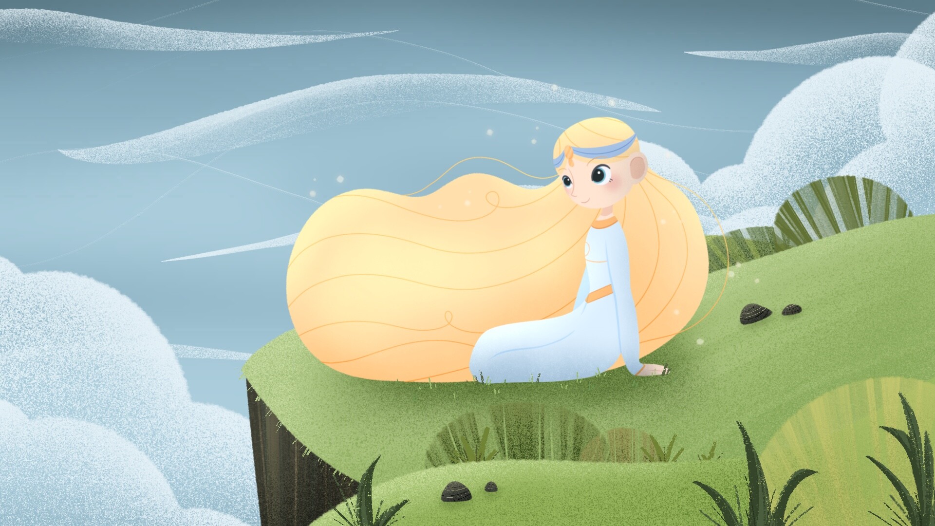 Niamh Smith in the style of Cartoon Saloon