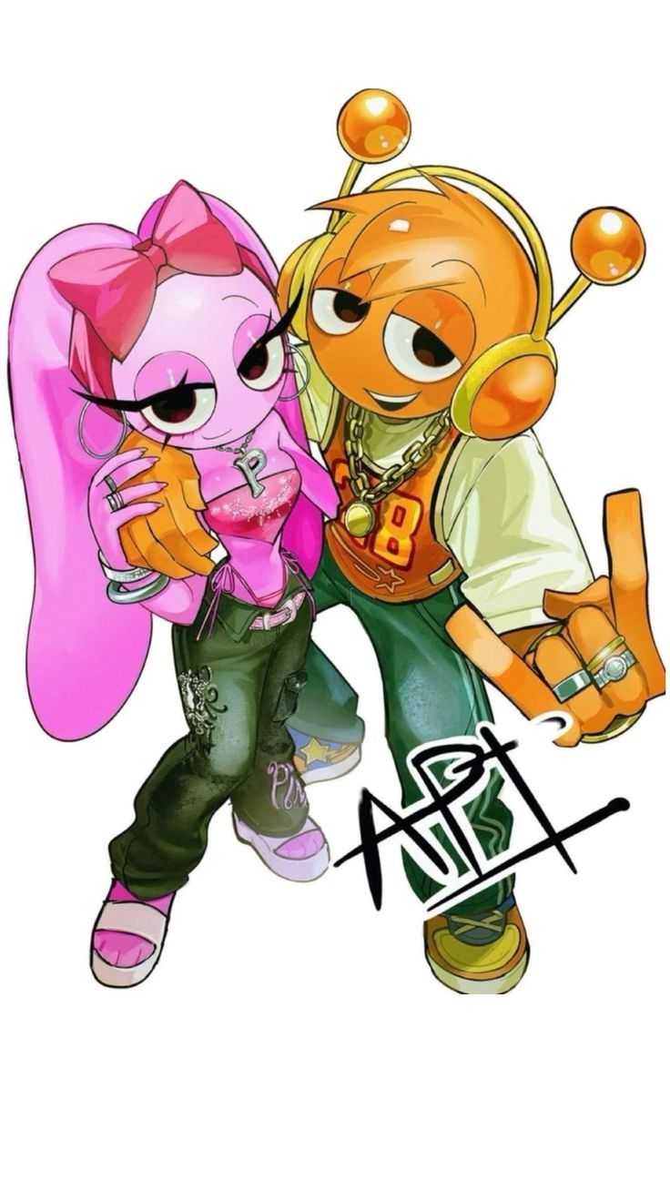 oren × pinki. Cute drawings, Character design, Cute