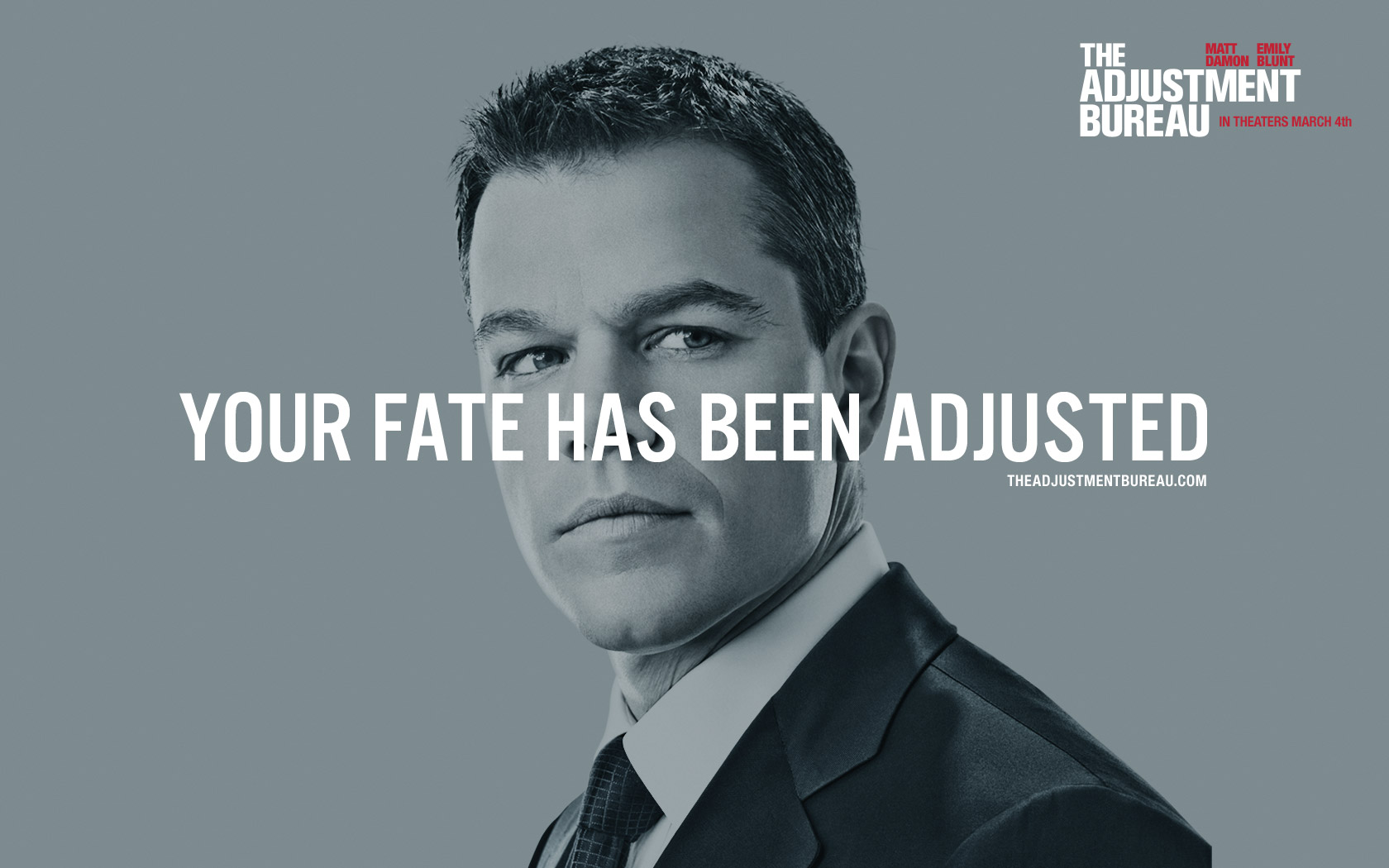 Download Matt Damon Movie The Adjustment Bureau Wallpaper