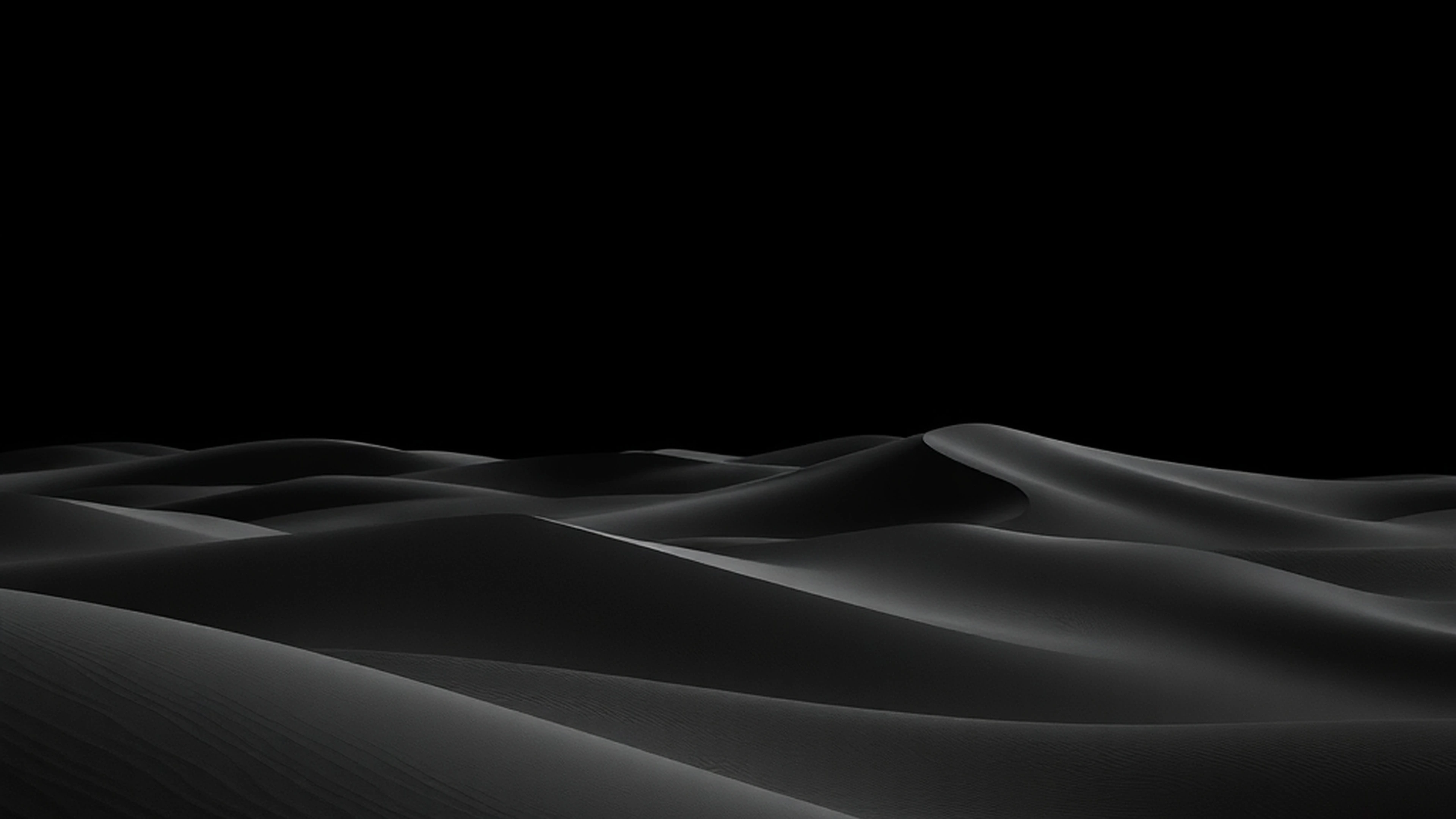 Minimalistic Dune Black Dark Mode