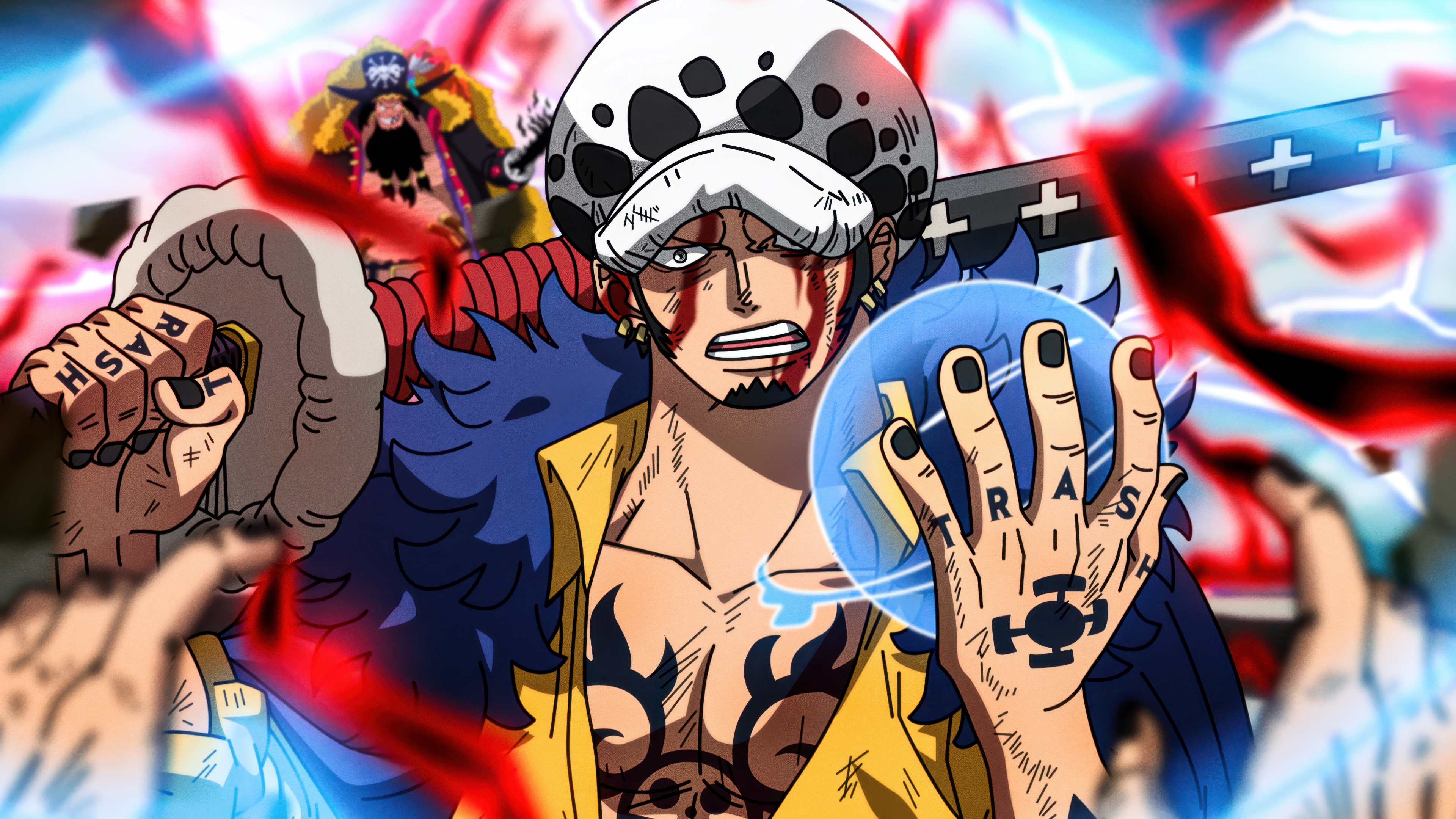 Trafalgar Law Wallpaper 4K, 5K, Artwork, One Piece