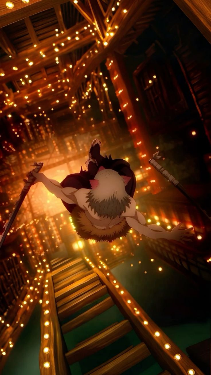 wallpaper kyb demon slayer infinity castle inosuke. Imagenes wallpaper hd, Fondo de pantalla de anime