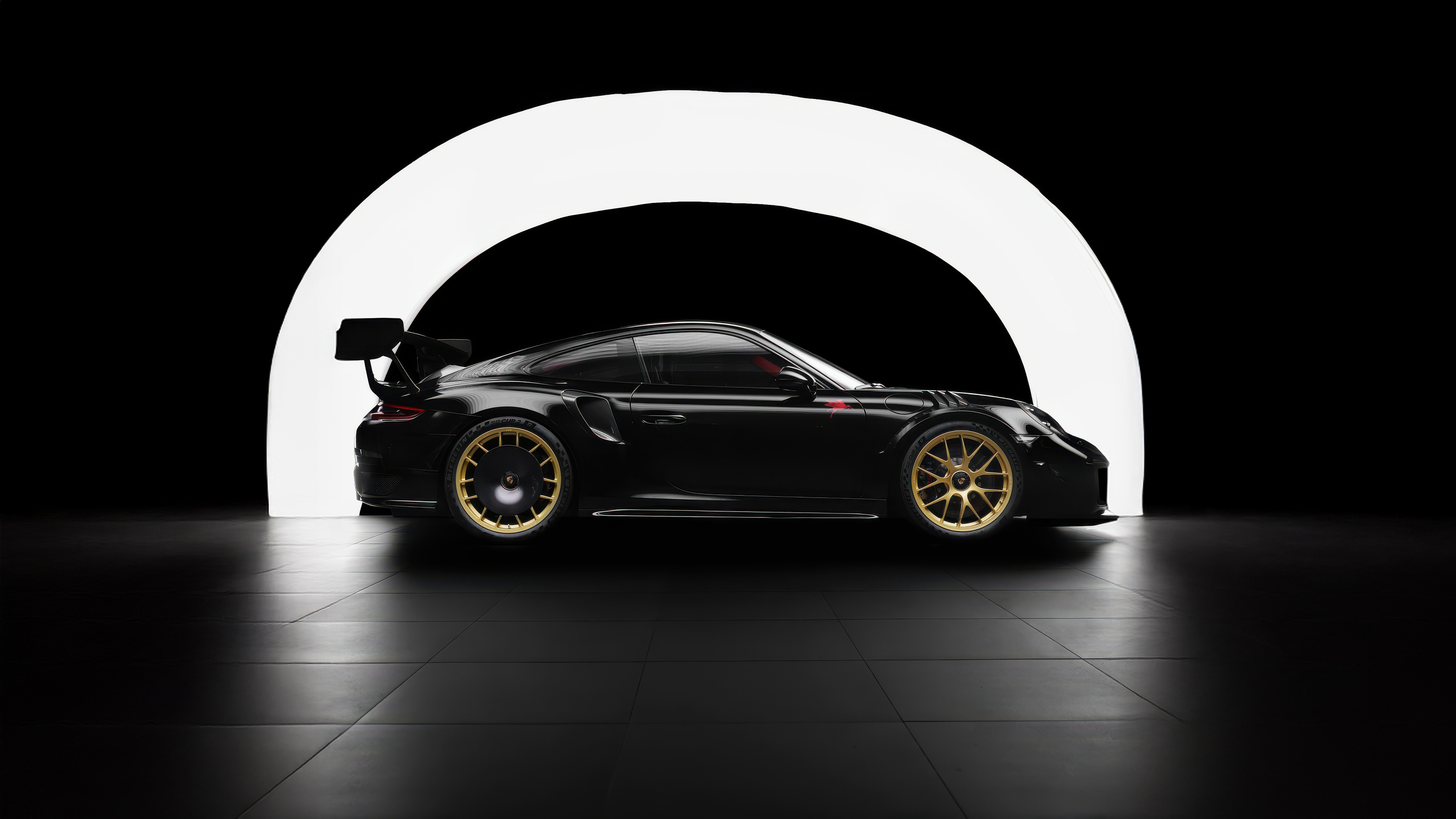 Porsche 911 Black Beauty Ultra HD Wallpaper