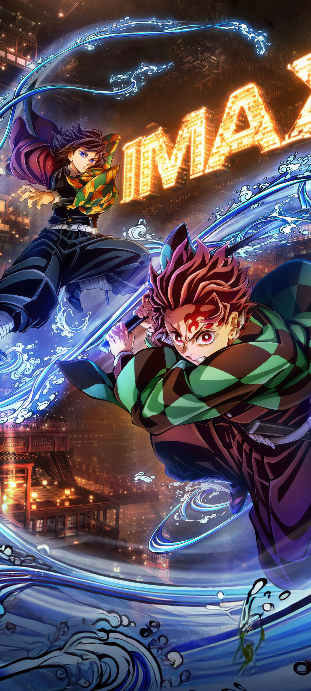 Demon Slayer Kimetsu No Yaiba Infinity Castle Google Pixel 7 , HD 4k Wallpaper, Image, Background, Photos and Picture