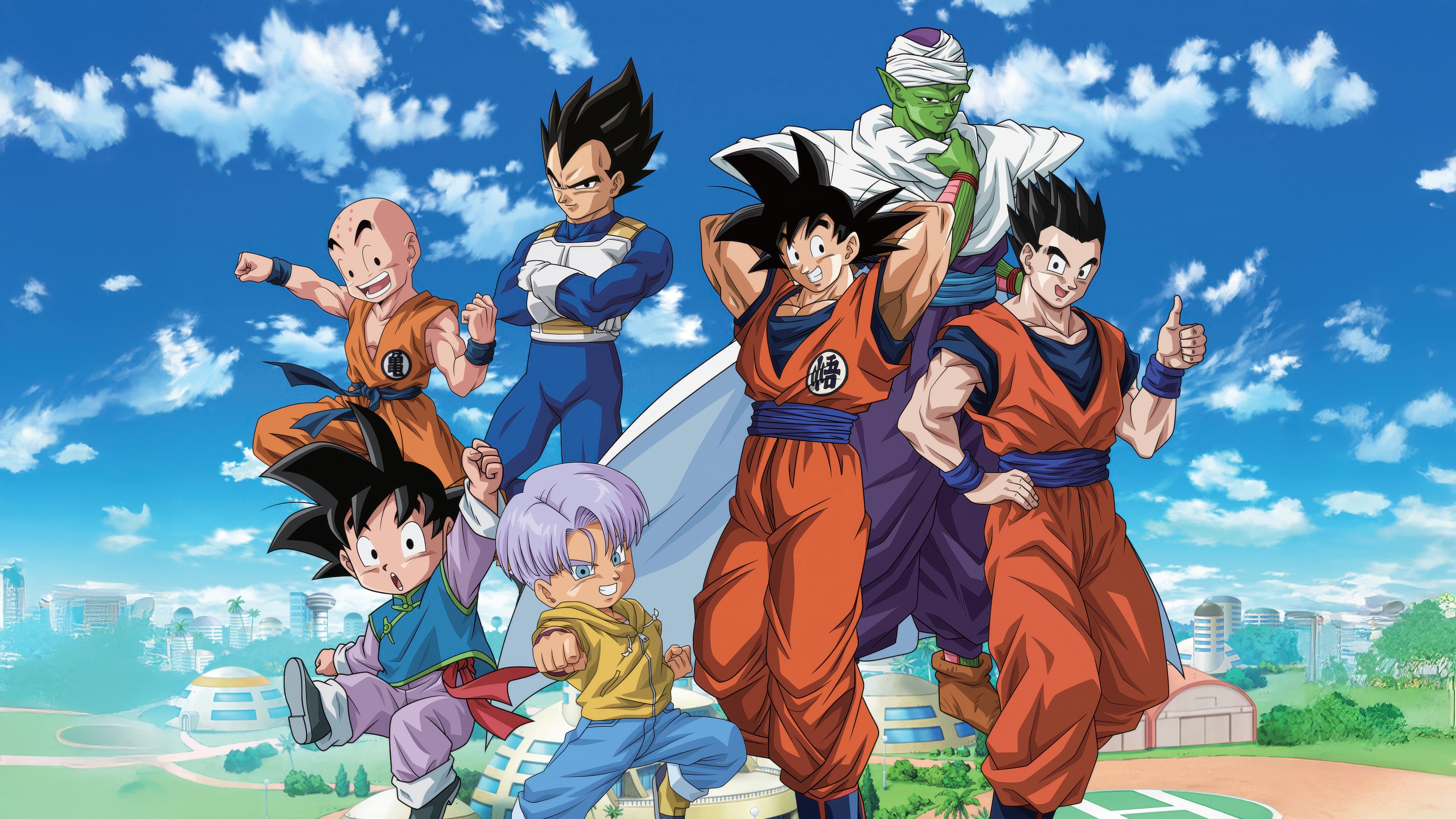 Dragon Ball Super Wallpaper 4K, Group, Character poster, 5K, Goku