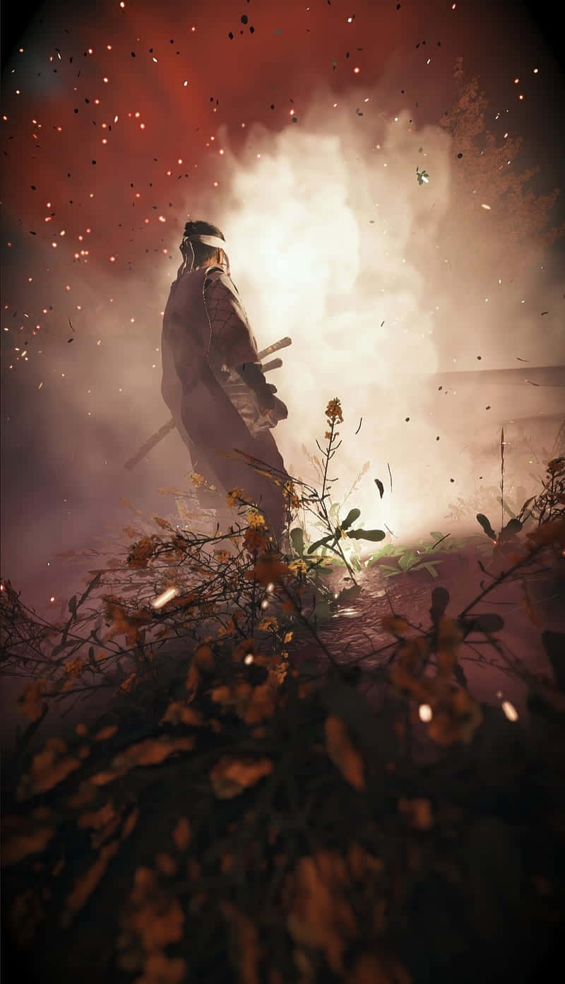 Download Explore the beauty of Tsushima Island with Ghost Of Tsushima for iPhone Wallpaper