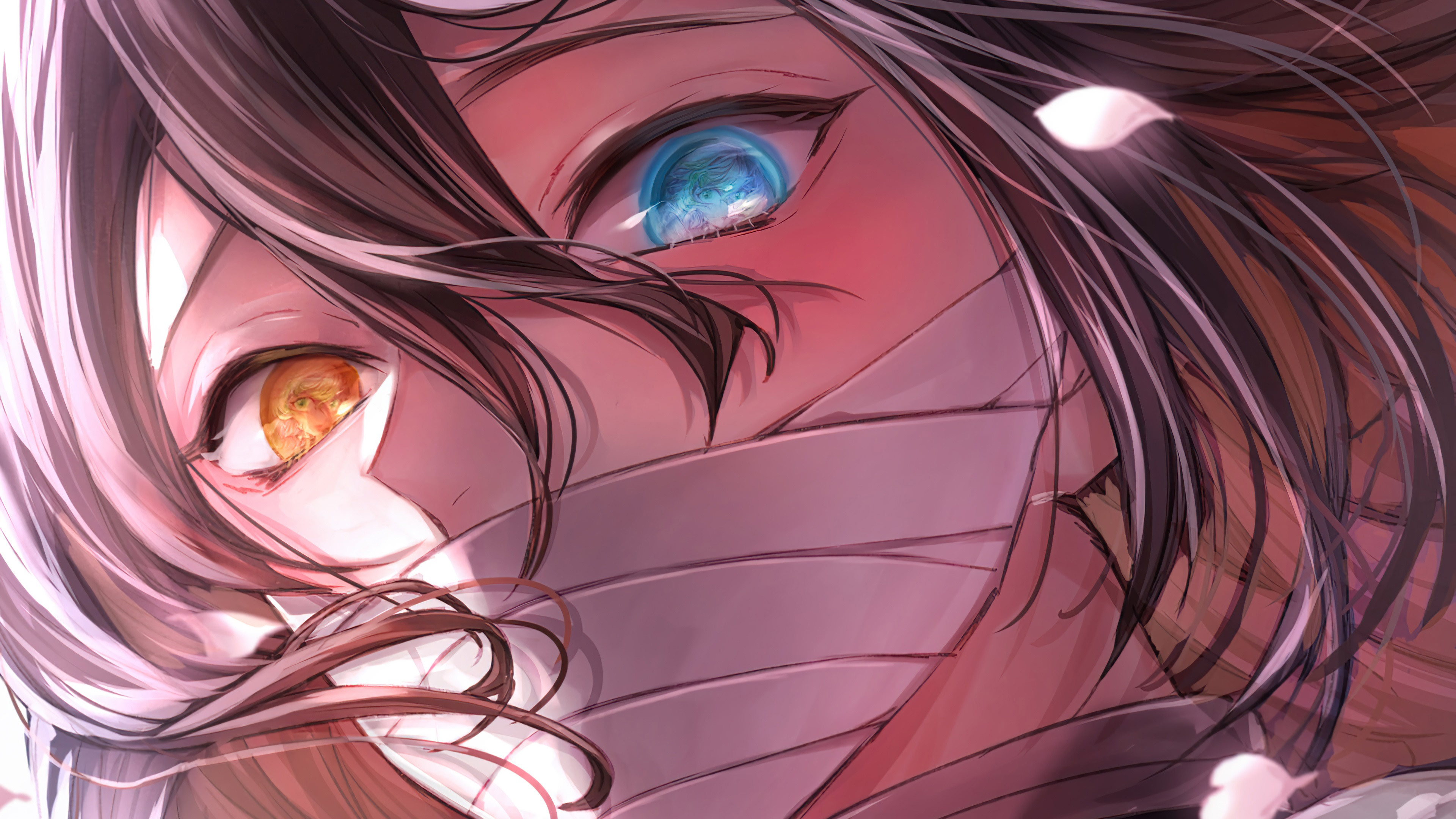 Heterochromia Obanai Iguro 4K HD Demon Slayer Kimetsu no Yaiba Wallpaper