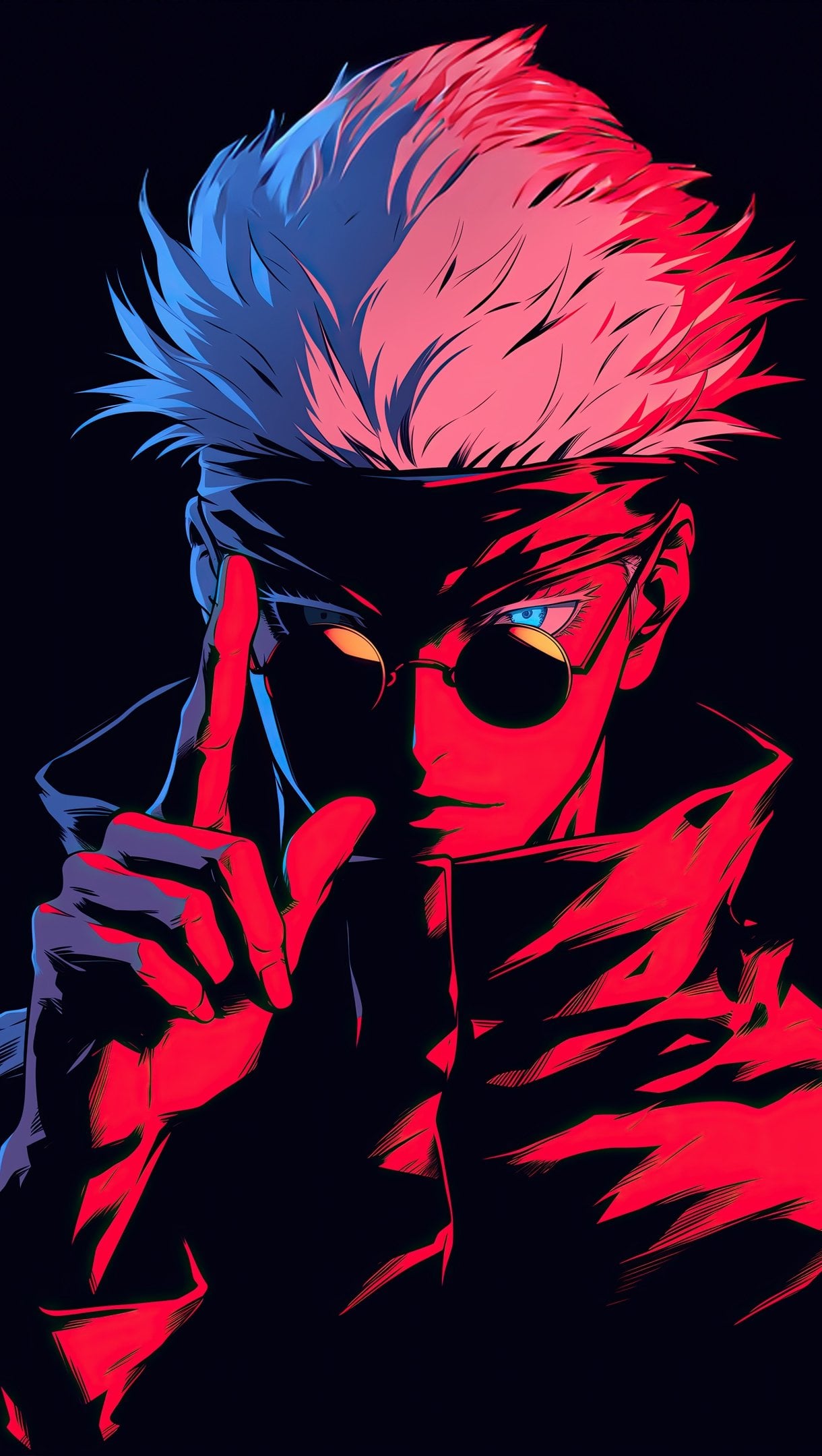 Satoru Gojo Art Anime Wallpaper 4k for iPhone and Mobile Phone
