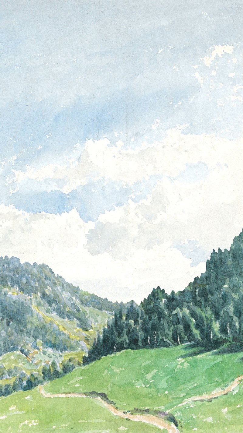 iPhone Watercolor Wallpaper Wallpaper