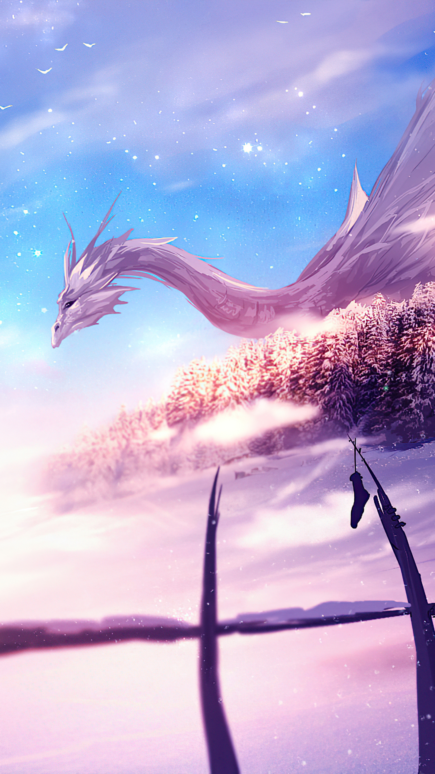 Phone wallpaper: Fantasy, Dragon 1415711