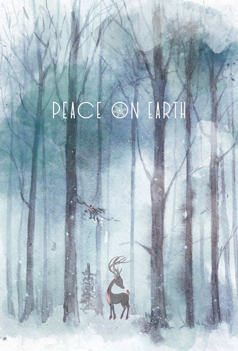 Peace on Earth Digital iPhone wallpaper