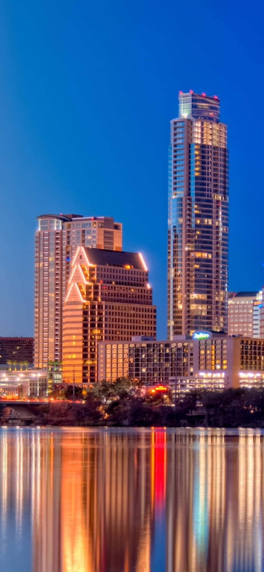 Download Texas iPhone Tall Skyscrapers Austin Wallpaper