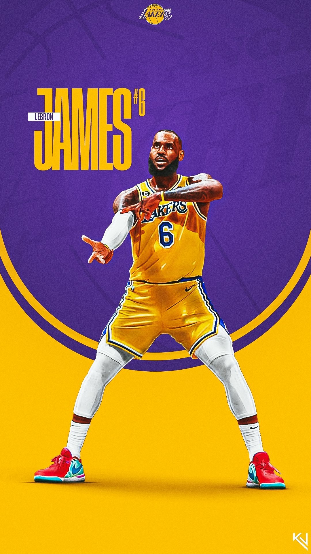 Los Angeles Lakers Phone Wallpaper